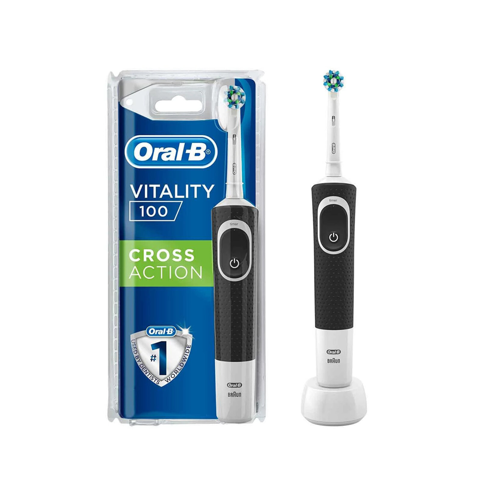 Oral-B Vitality D100 Şarjlı Diş Fırçası Siyah