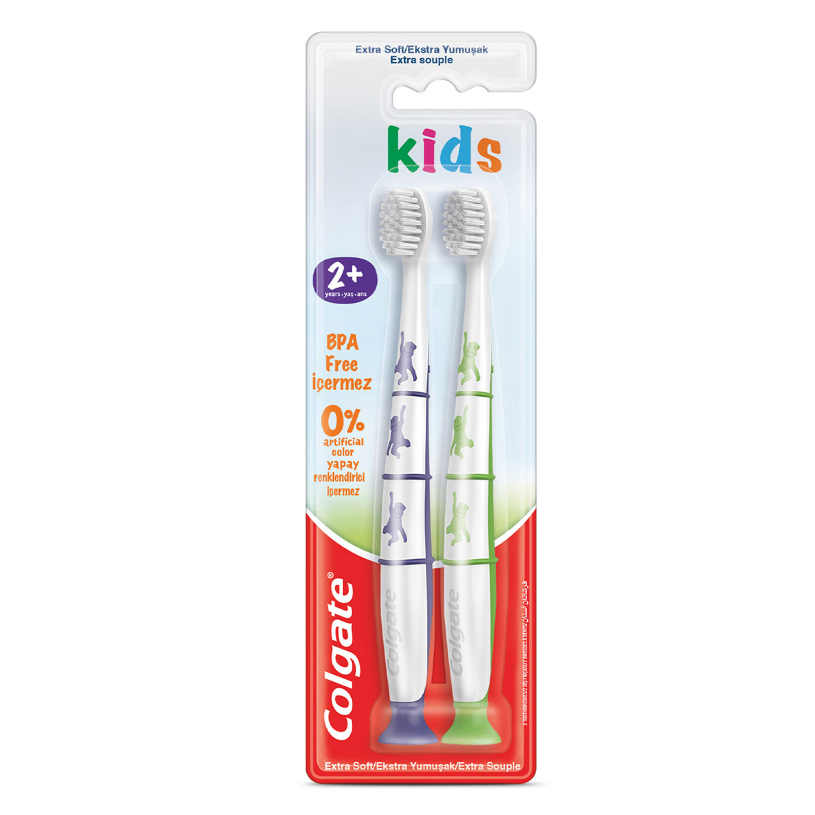 Colgate 2+ Yaş Ekstra Yumuşak Çocuk Diş Fırçası