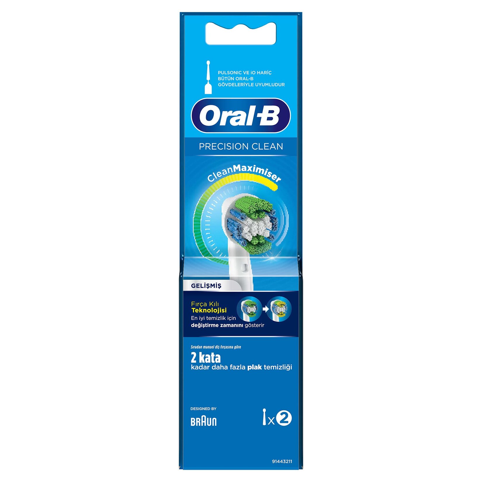 Oral-B Yedek Başlık Precision Clean 2'li