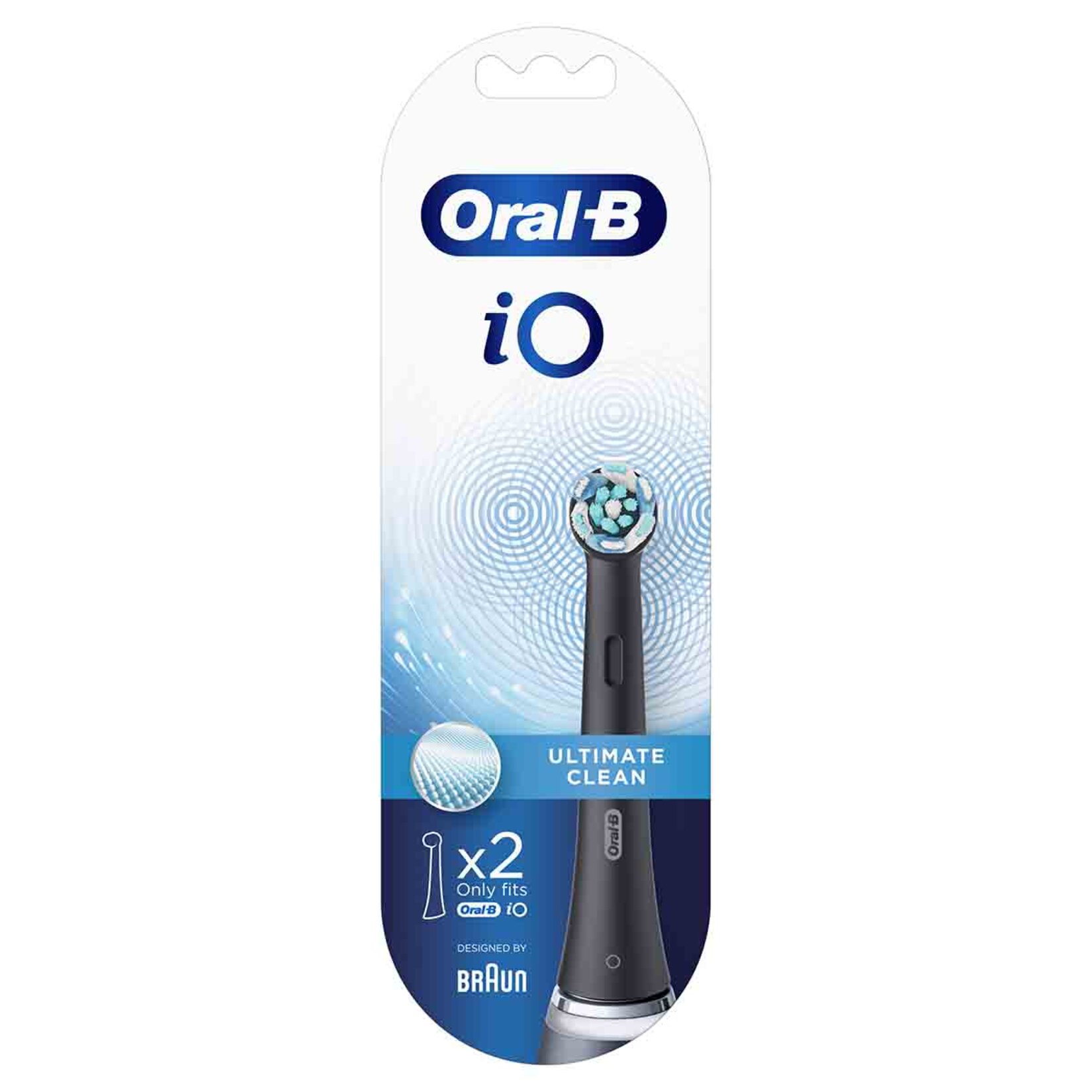 Oral-B Io Clean Black Şarjlı Fırça Başlığı 2'li
