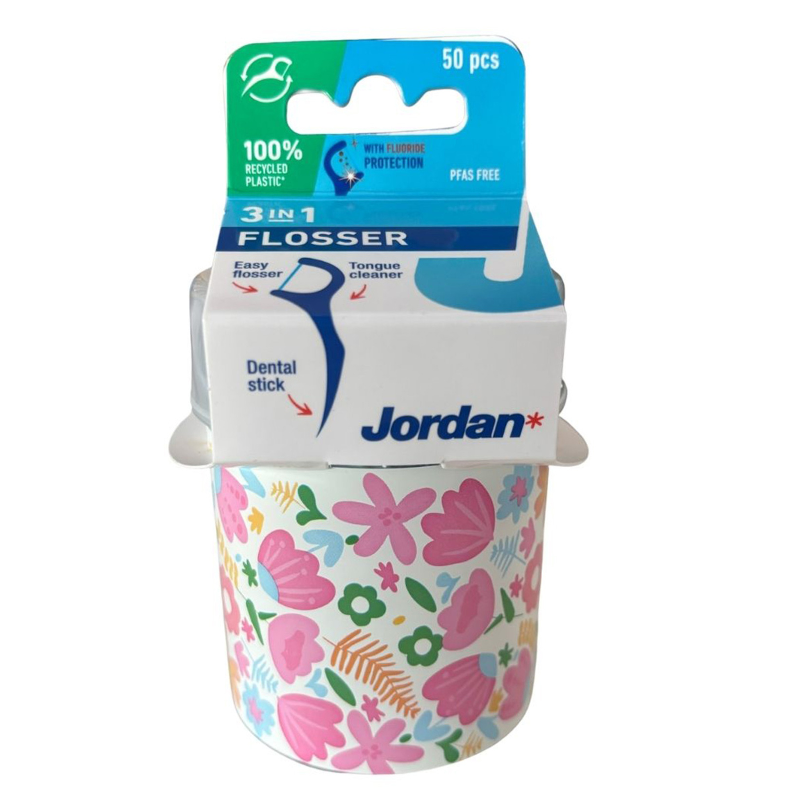 Jordan 3ü1 Arada Flosser Diş İpi 50'li