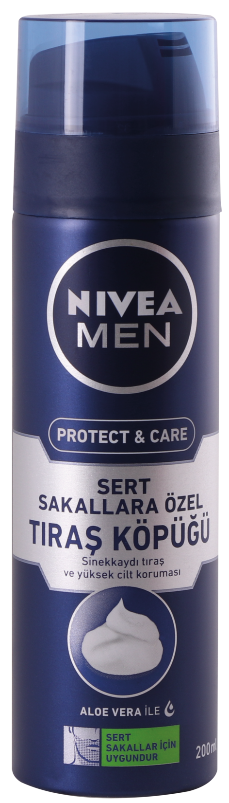 Nivea Protect & Care Sert Sakallara Özel Tıraş Köpüğü 200Ml