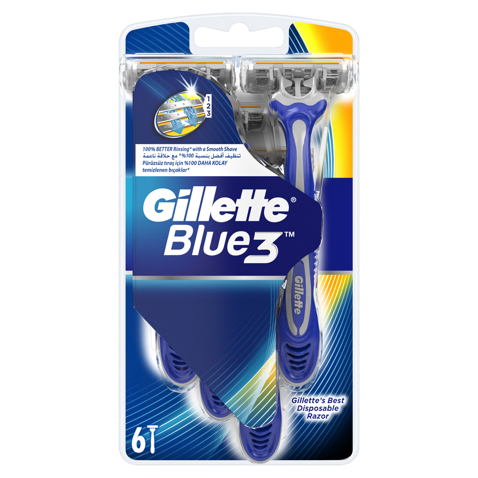 Gillette Blue3 Kullan At Tıraş Bıçağı 6'Lı