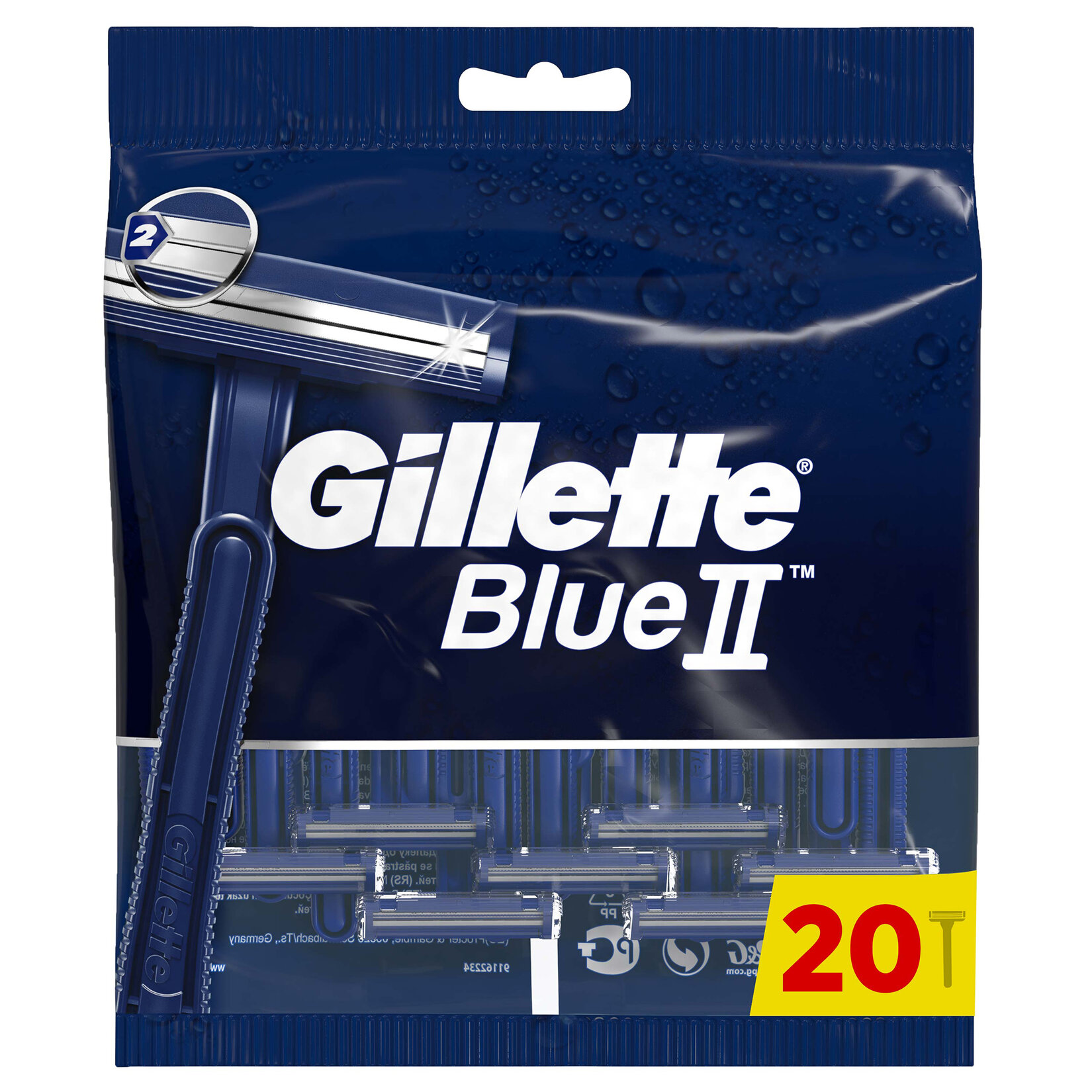 Gilette Blue2 Kullan At Tıraş Bıçağı 20 Adet