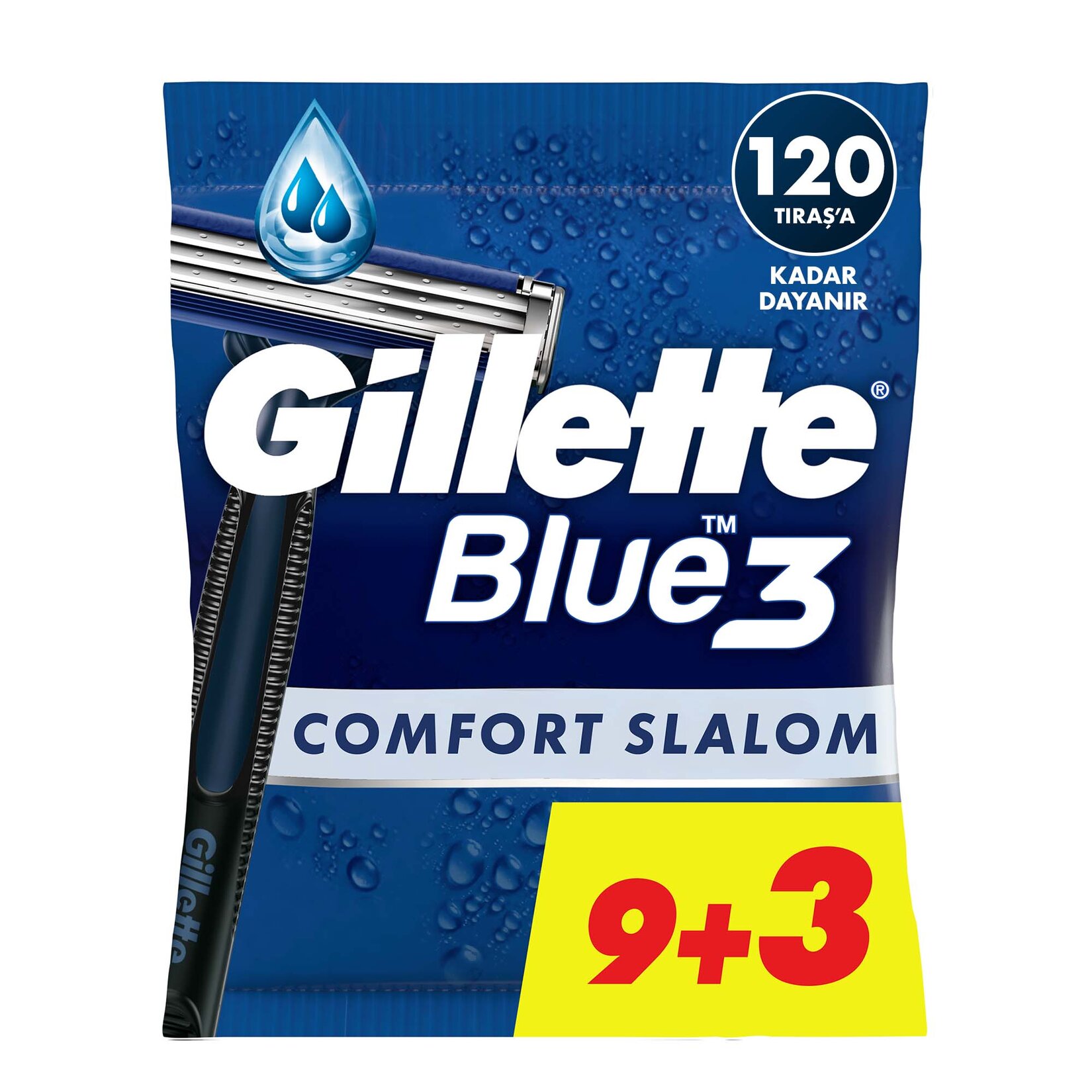 Gillette Blue3 Comfort Slalom Tıraş Bıçağı 9+3