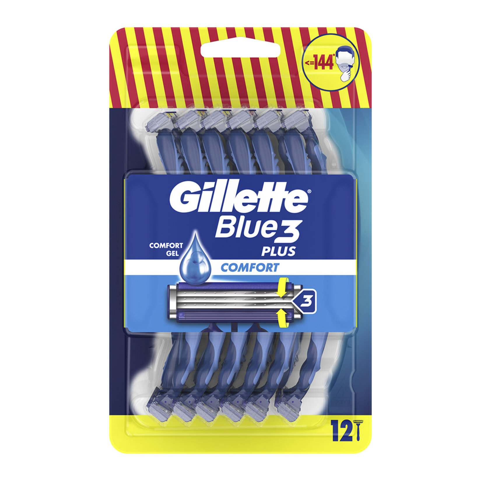 Gillette Blue3 Plus Comfort Kullan At Tıraş Bıçak12'li