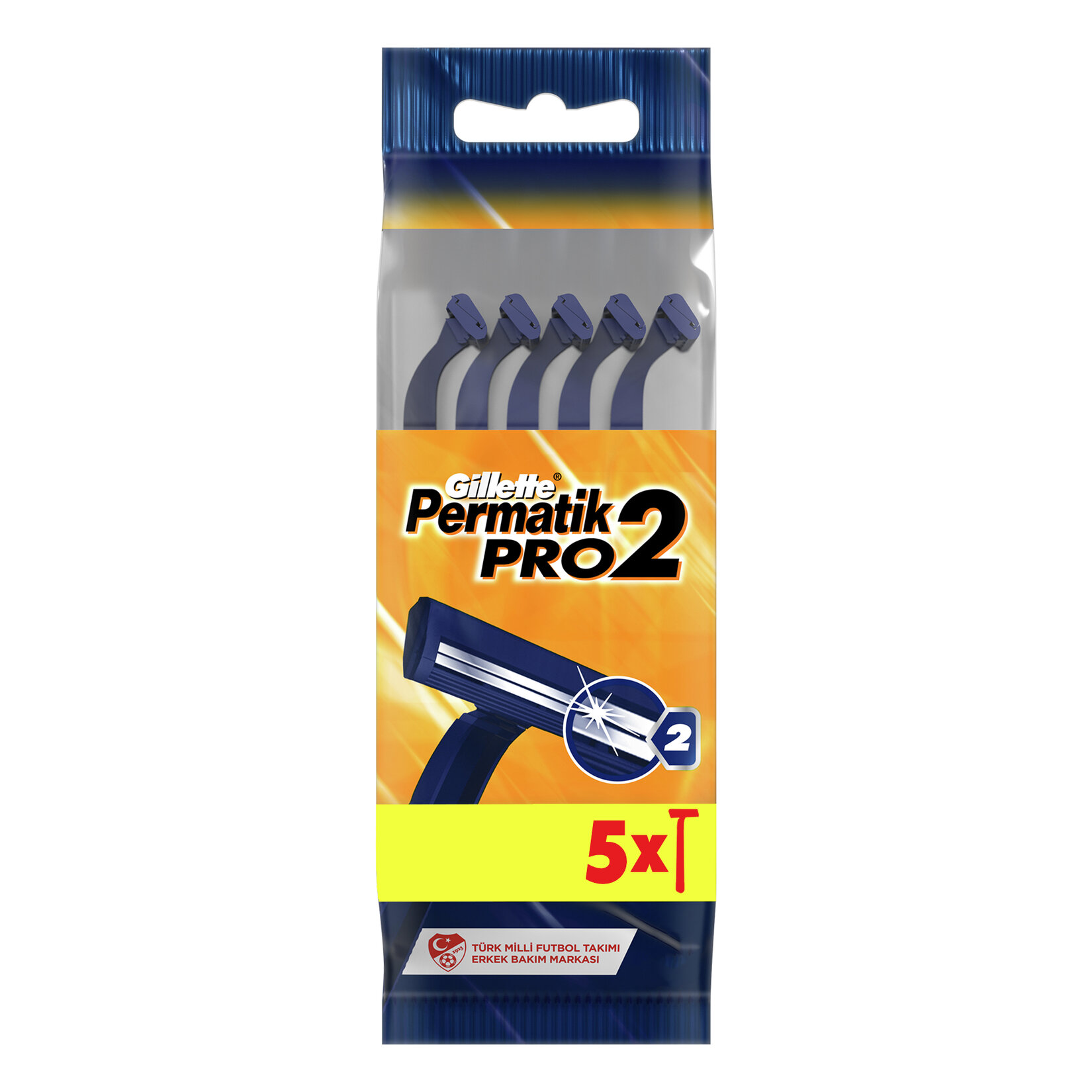 Gillette Permatik Pro2 Kullan At Tıraş Bıçağı 5 Adet
