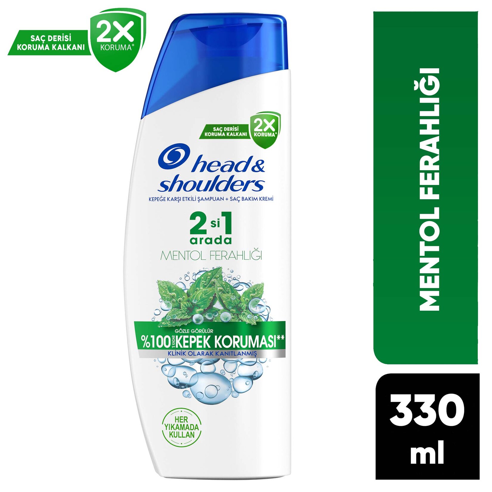 Head&Shoulders Şampuan Mentol Ferahlığı 2In1 330 Ml