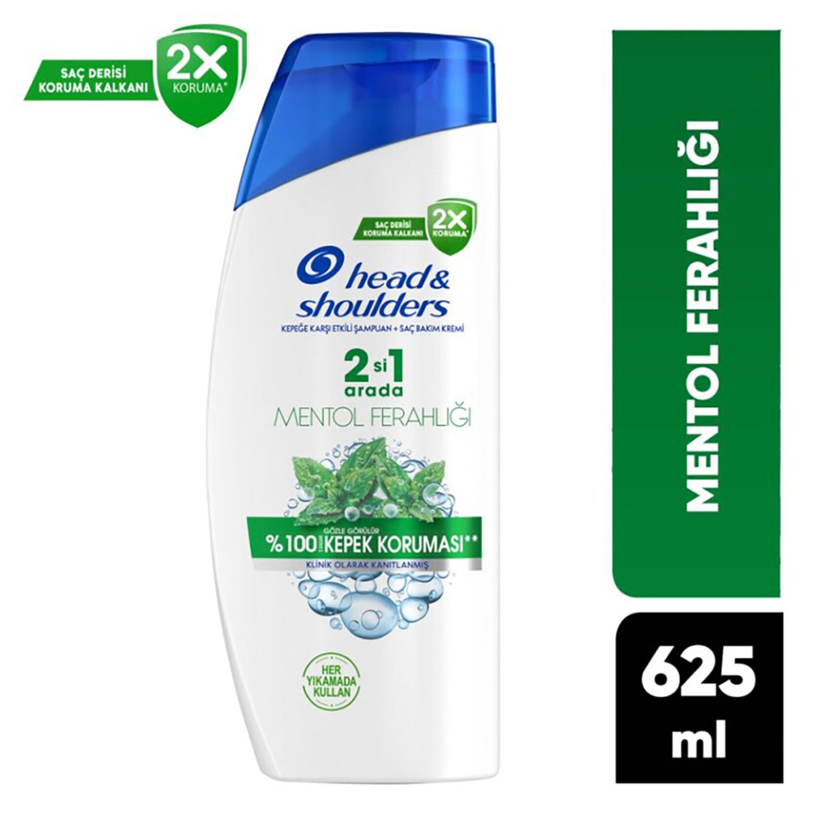 Head&shoulders Şampuan Mentol Ferahlığı 2In1 625 Ml