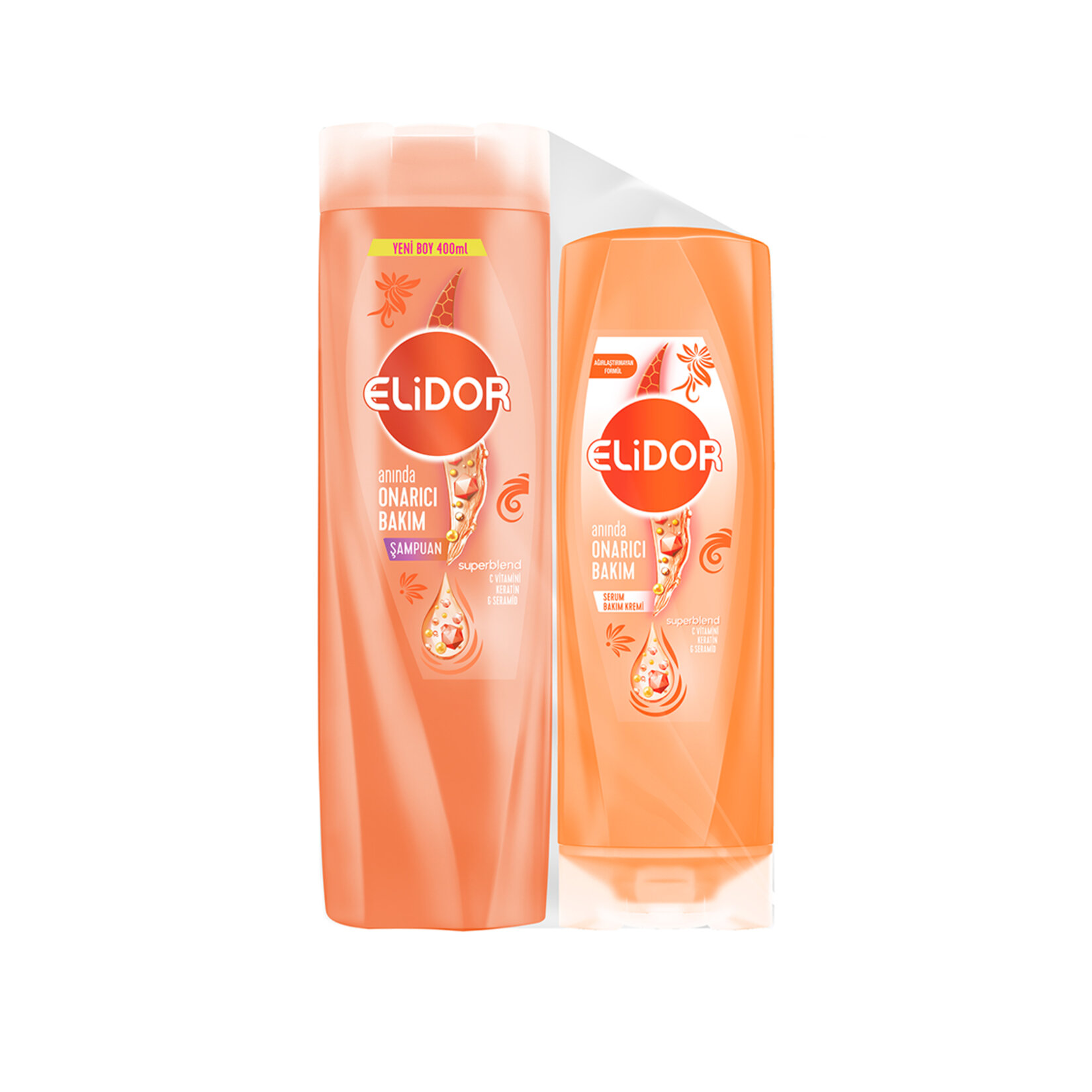 Elidor Anında Onarıcı Şampua.400ml+saç Kremi 200Ml