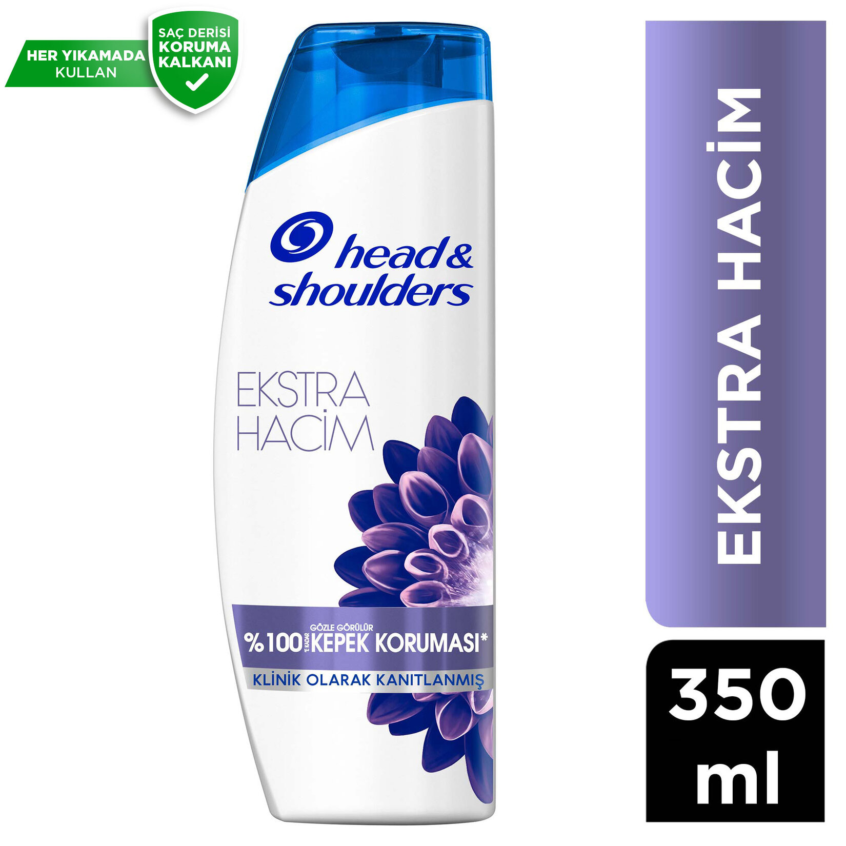 Head & Shoulders Ekstra Hacim Kepeğe Karşı Karşı Etkili Şampuan 350 ml