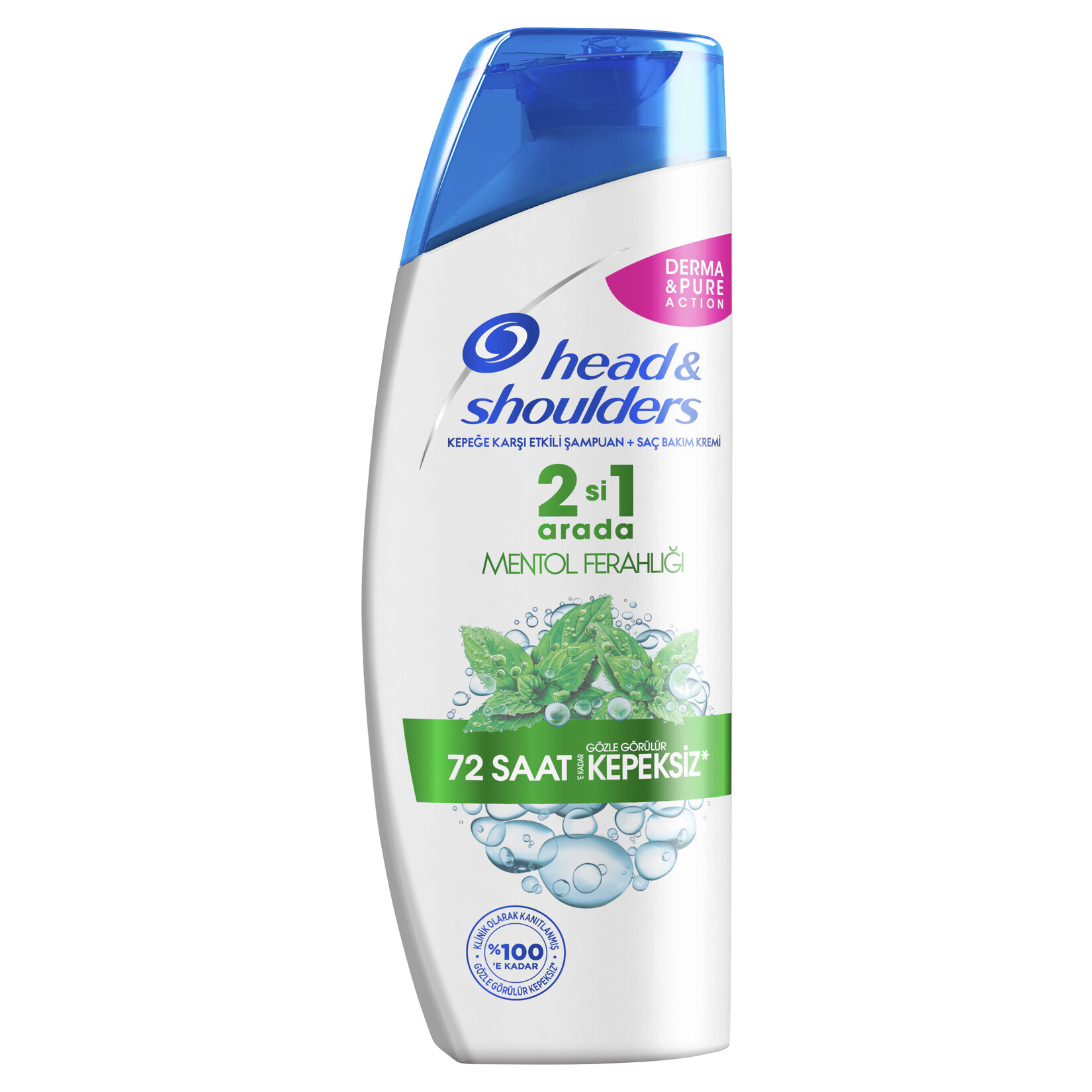Head & Shoulders Mentol Ferahlığı 2'si 1 Arada Kepeğe Karşı Etkili Şampuan 250 ml