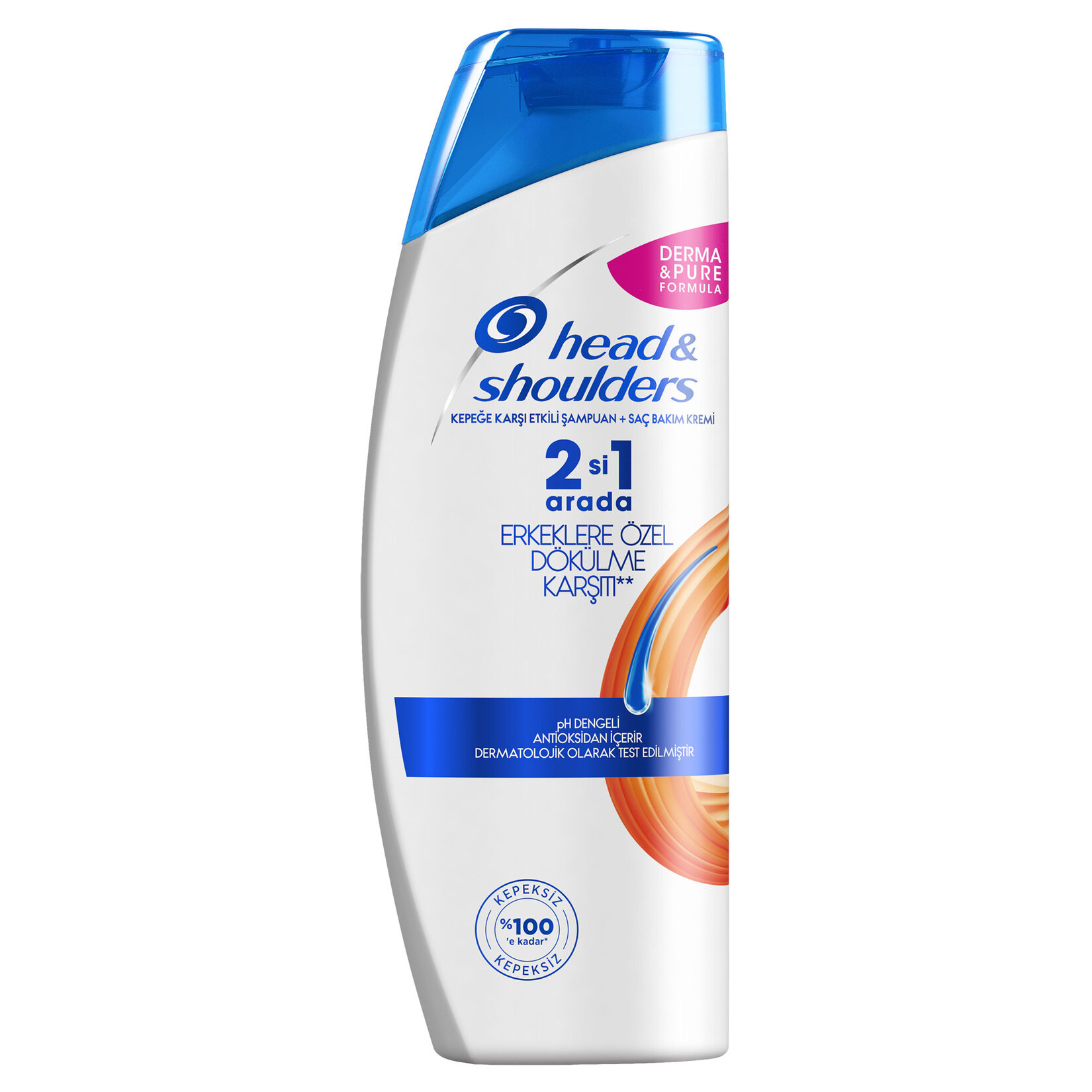Head & Shoulders 2'si 1 Arada Kepek Karşıtı Şampuan Erkeklere Özel Saç Dökümelerine Karşı 400 ml
