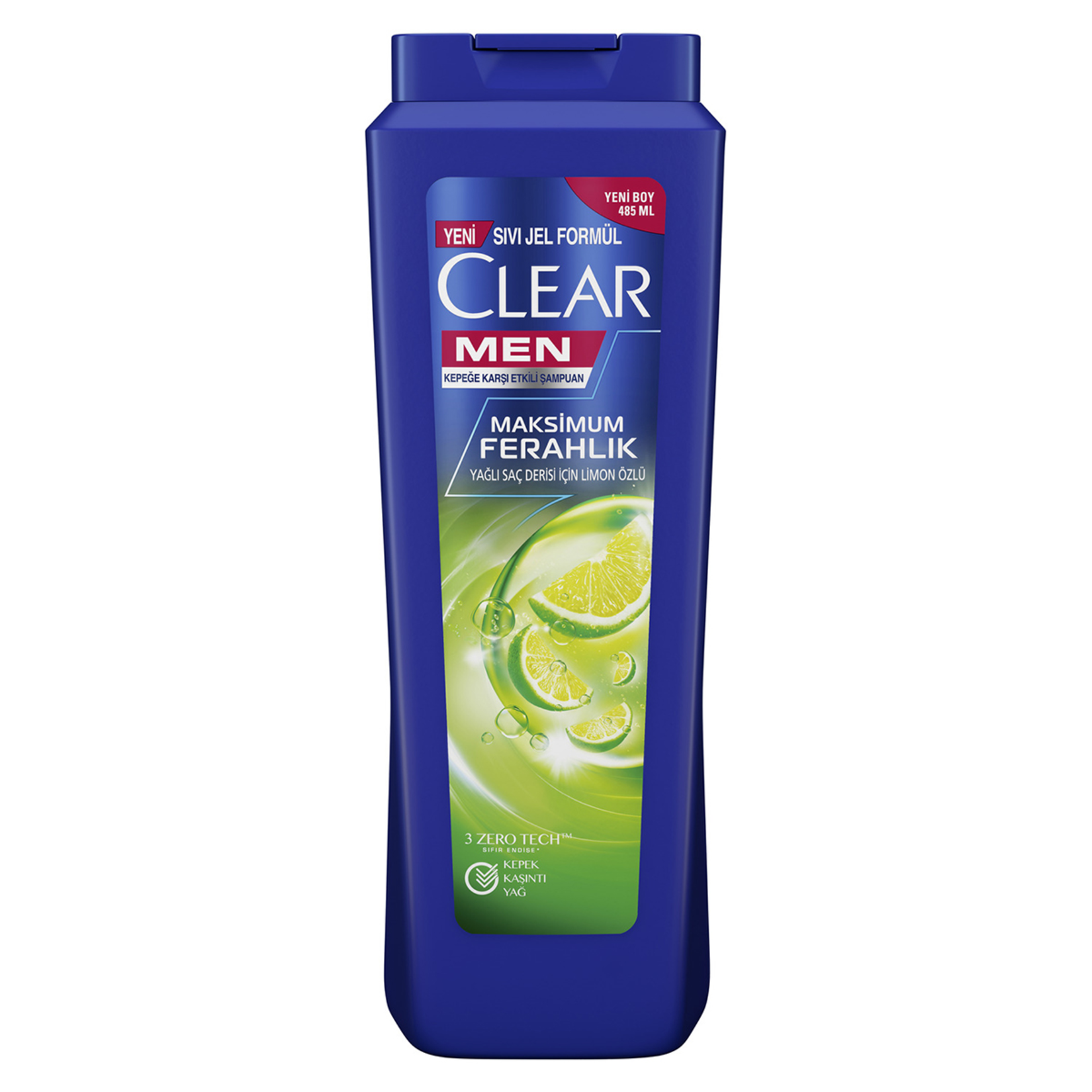 Clear Men Şampuan Maksimum Ferahlık Limon Özlü 485 Ml