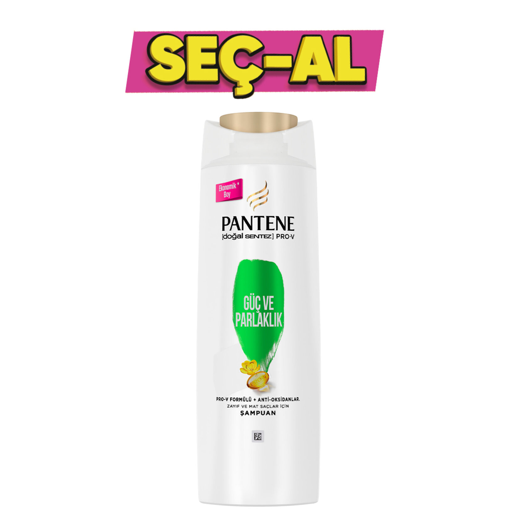 Pantene Doğal Sentez Güç ve Parlaklık  Şampuan 600 ml 