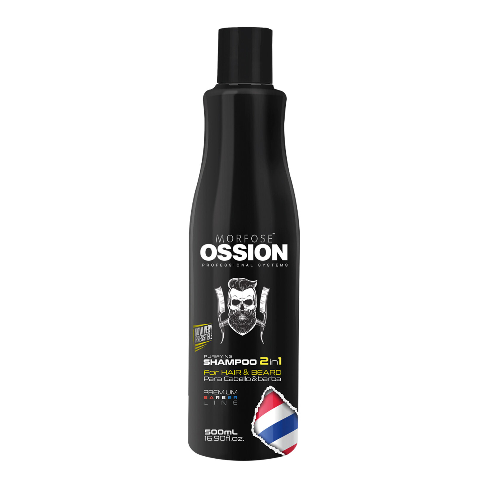 Ossion Premium Barber Line 2 in 1 Saç & Sakal Şampuanı 500 ml