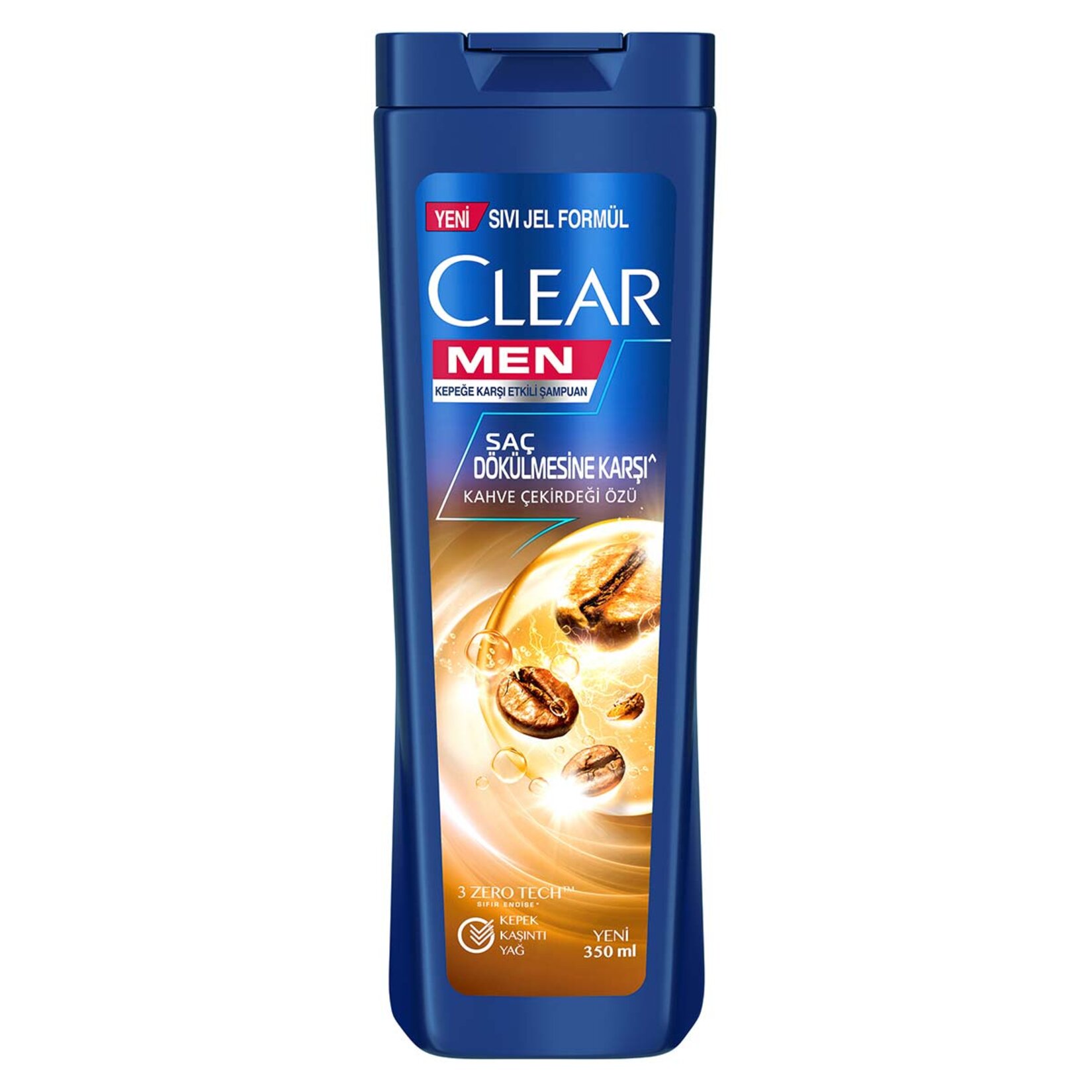 Clear Men Dökülme Karş.kahve Çekir.özlü Şam.350ml