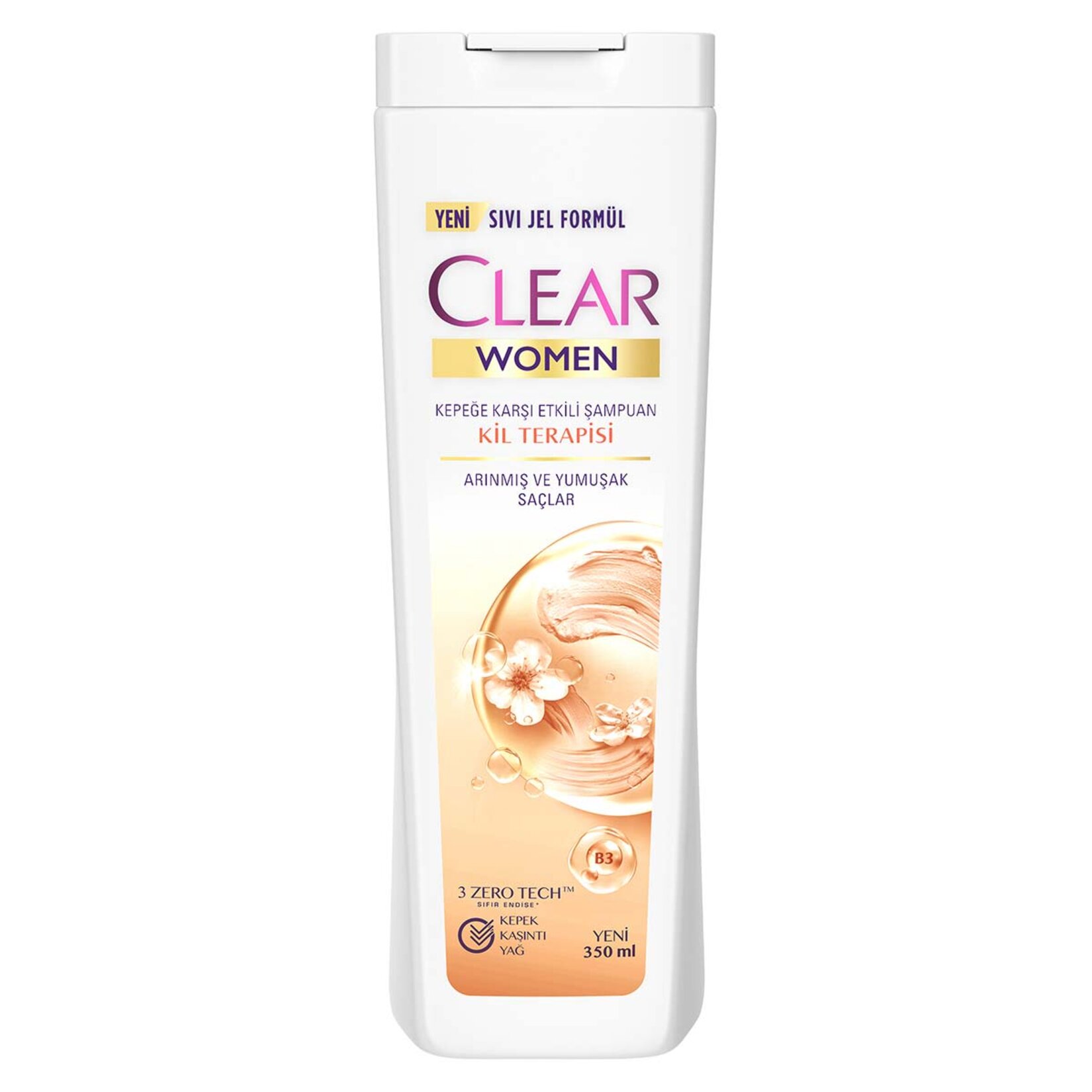 Clear Women Kil Tera.arınmış&yumuşak Saç.şam.350ml
