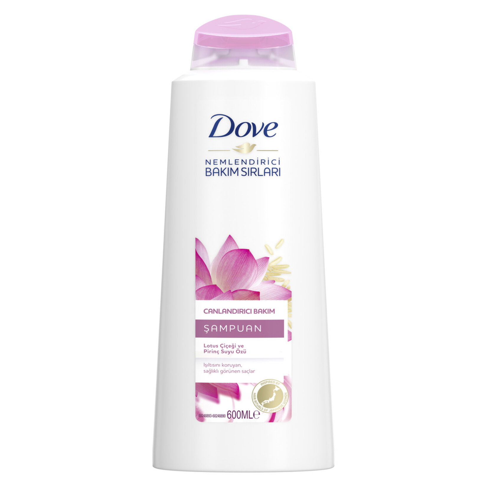 Dove Lotus Canlandırıcı Şampuan 600 Ml
