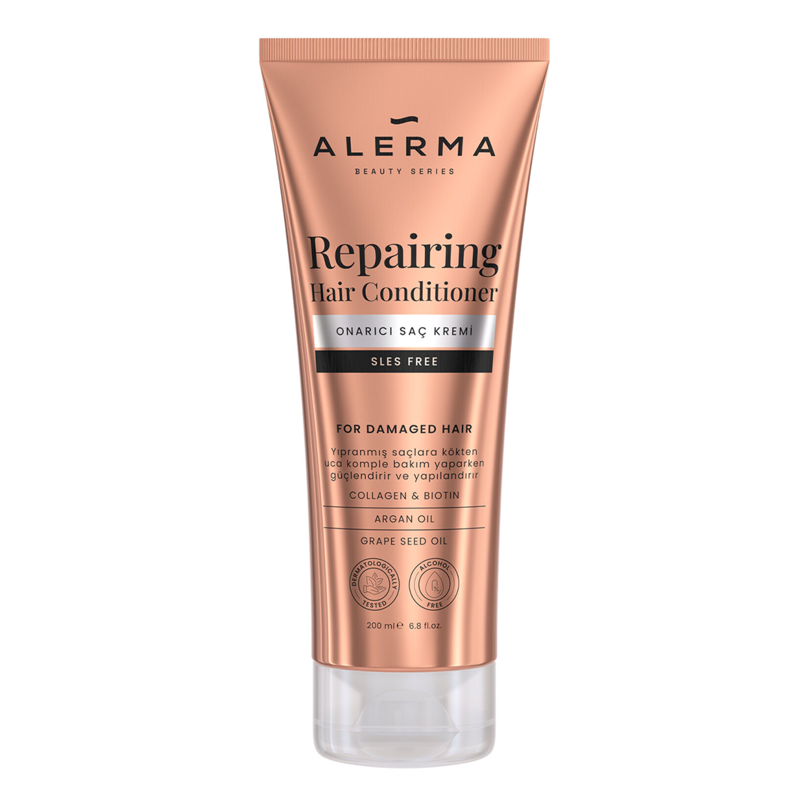 Alerma Yıpranmış İşlem Görmüş Saçlar Onarıcı Sülfatsız Saç Kremi 200Ml