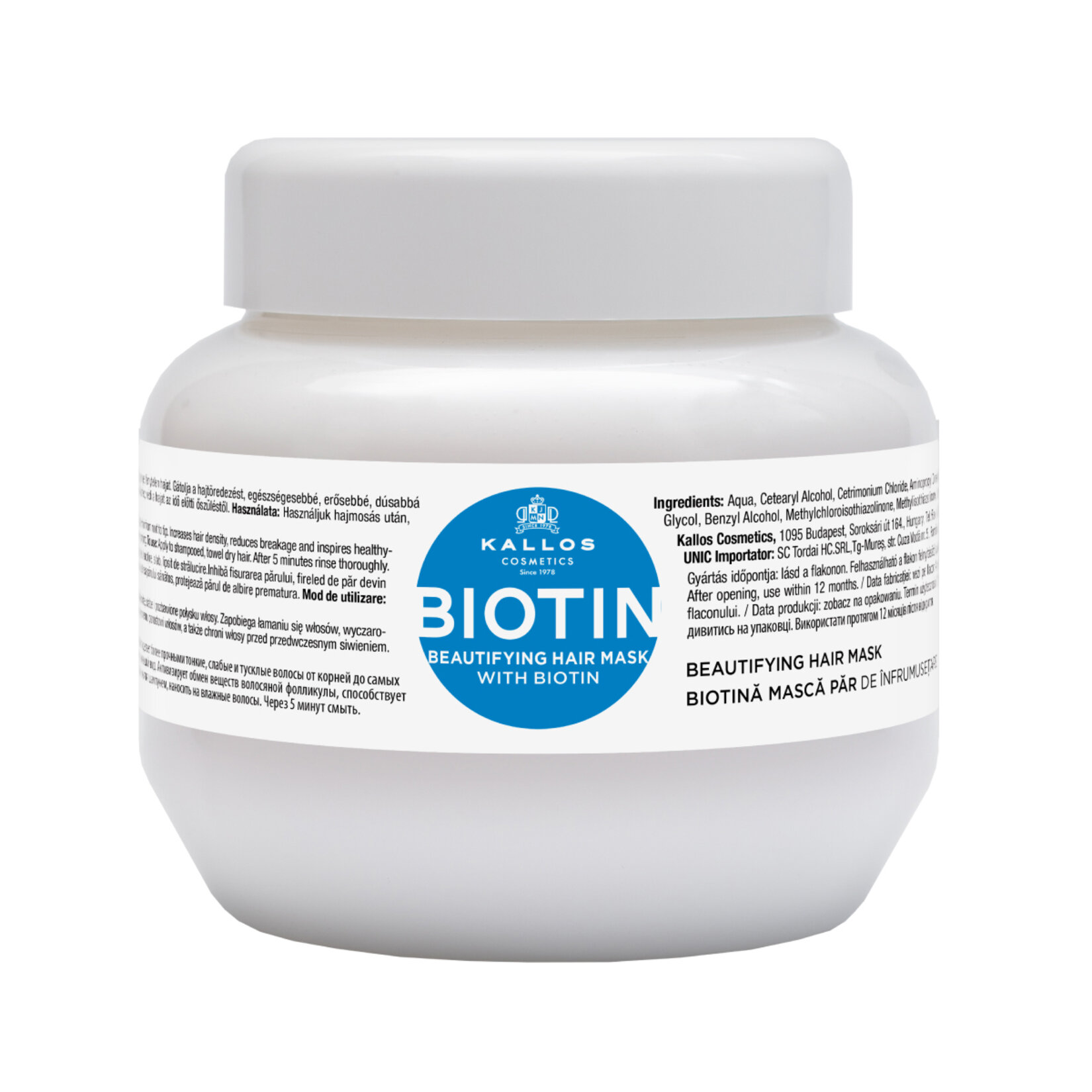 Kallos Biotin İçeren Besleyici Koruyucu Saç Bakım Kremi 275 Ml