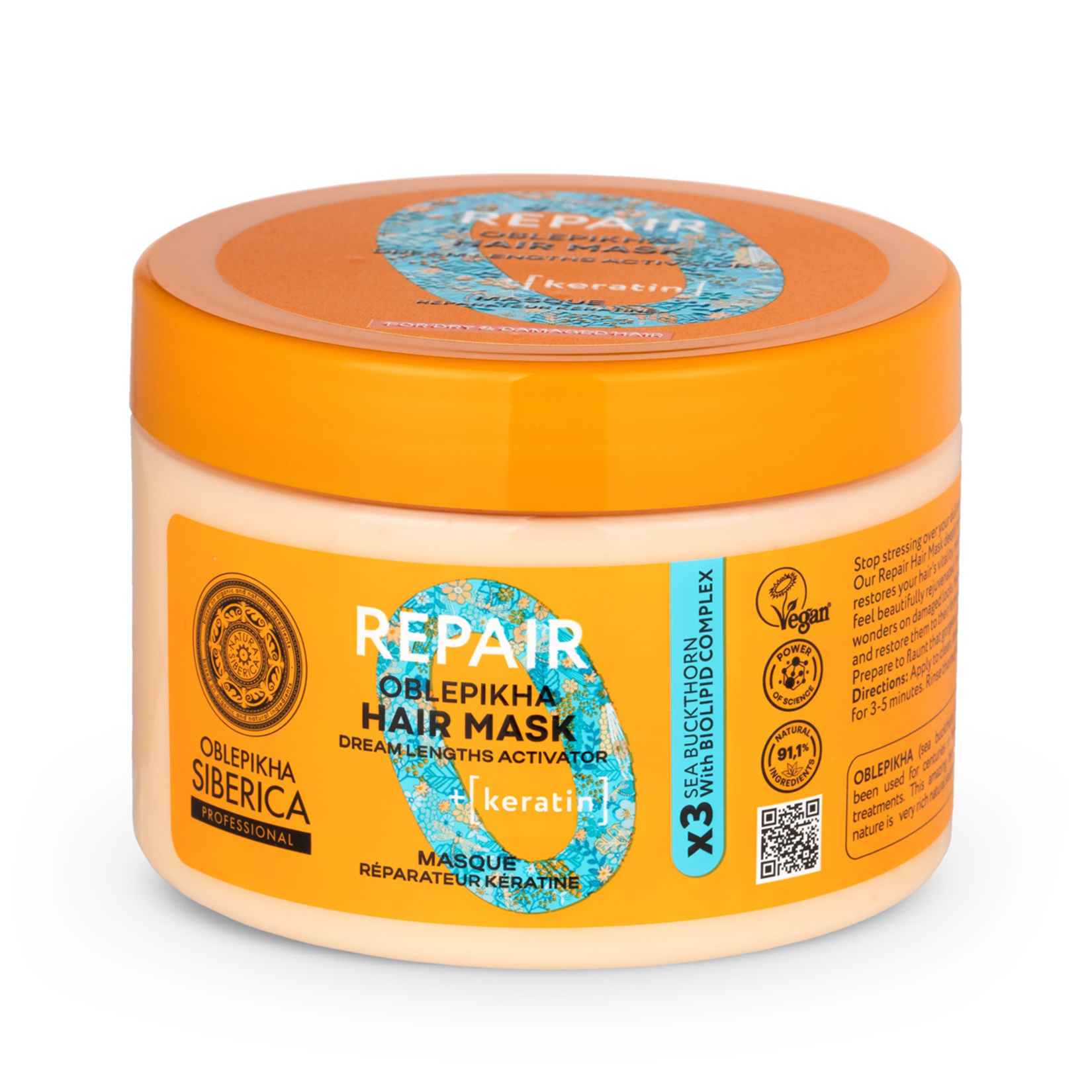 Natura Siberica Yıpranan Saçlara Özel Saç Maskesi 300 Ml