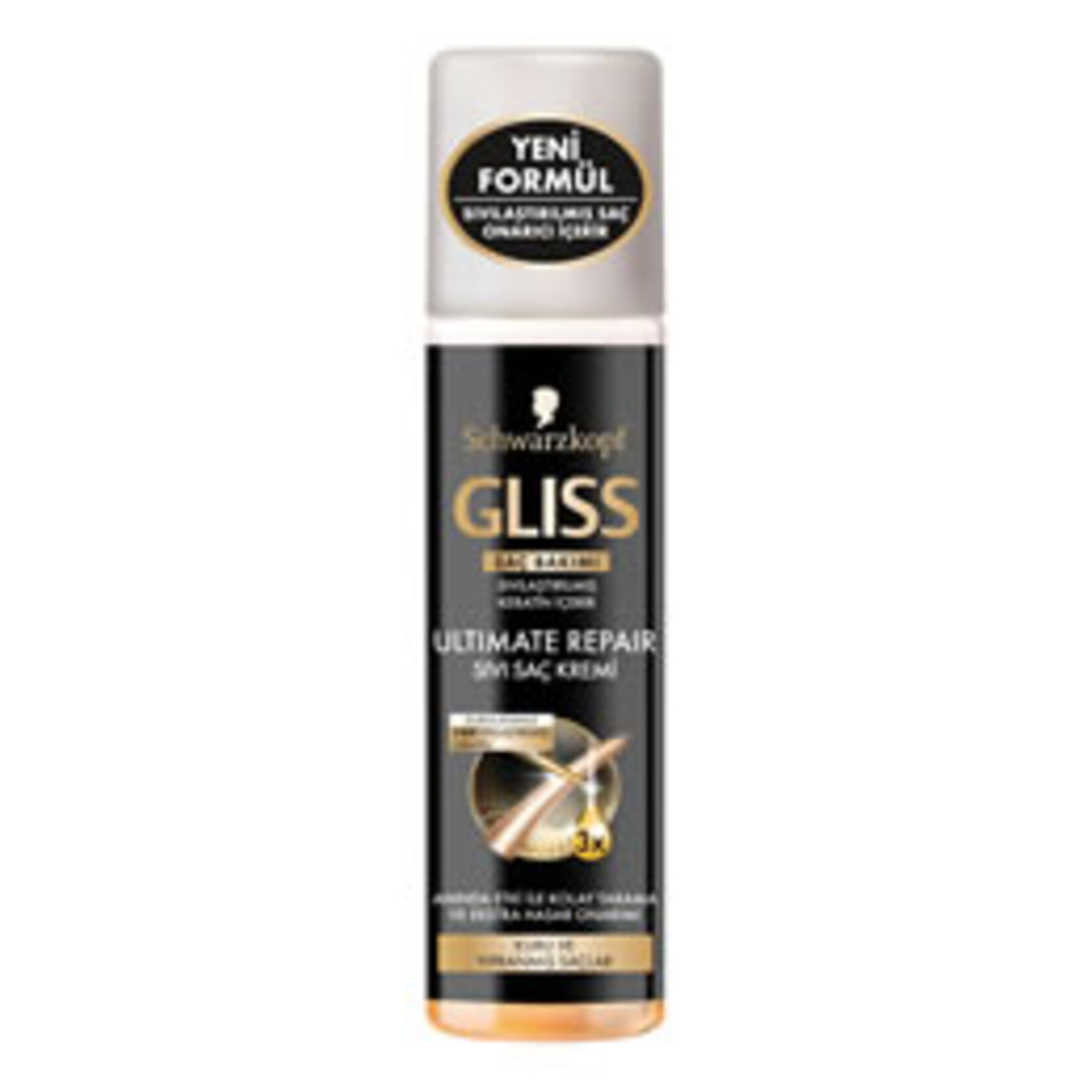 Gliss Ultimate Repair Çok Yıpranmış Ve Kuru Saçlar İçin Sıvı Saç Kremi 200 Ml