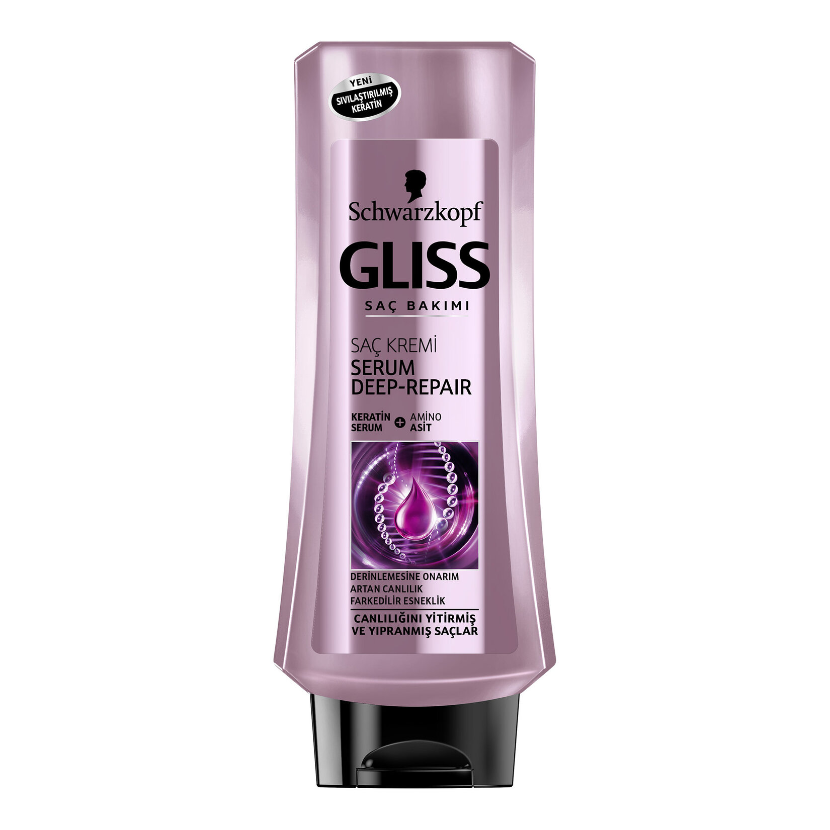 Gliss Serum Deep Repair Canlılığını Yitirmiş Ve Yıpranmış Saçlar İçin Saç Kremi 400 Ml