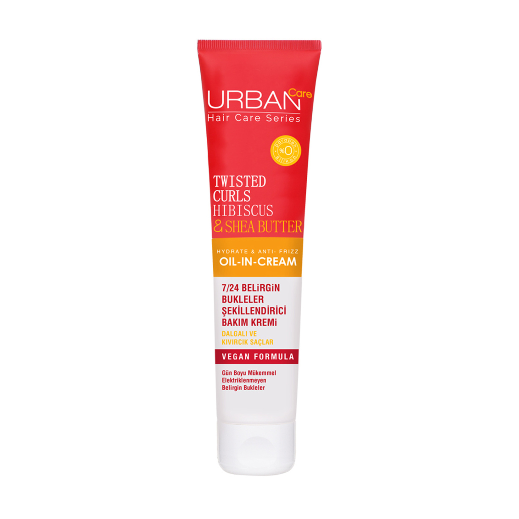 URBAN Care Curl Hibiscus 7/24 Durulanmayan Bakım Kremi175ml