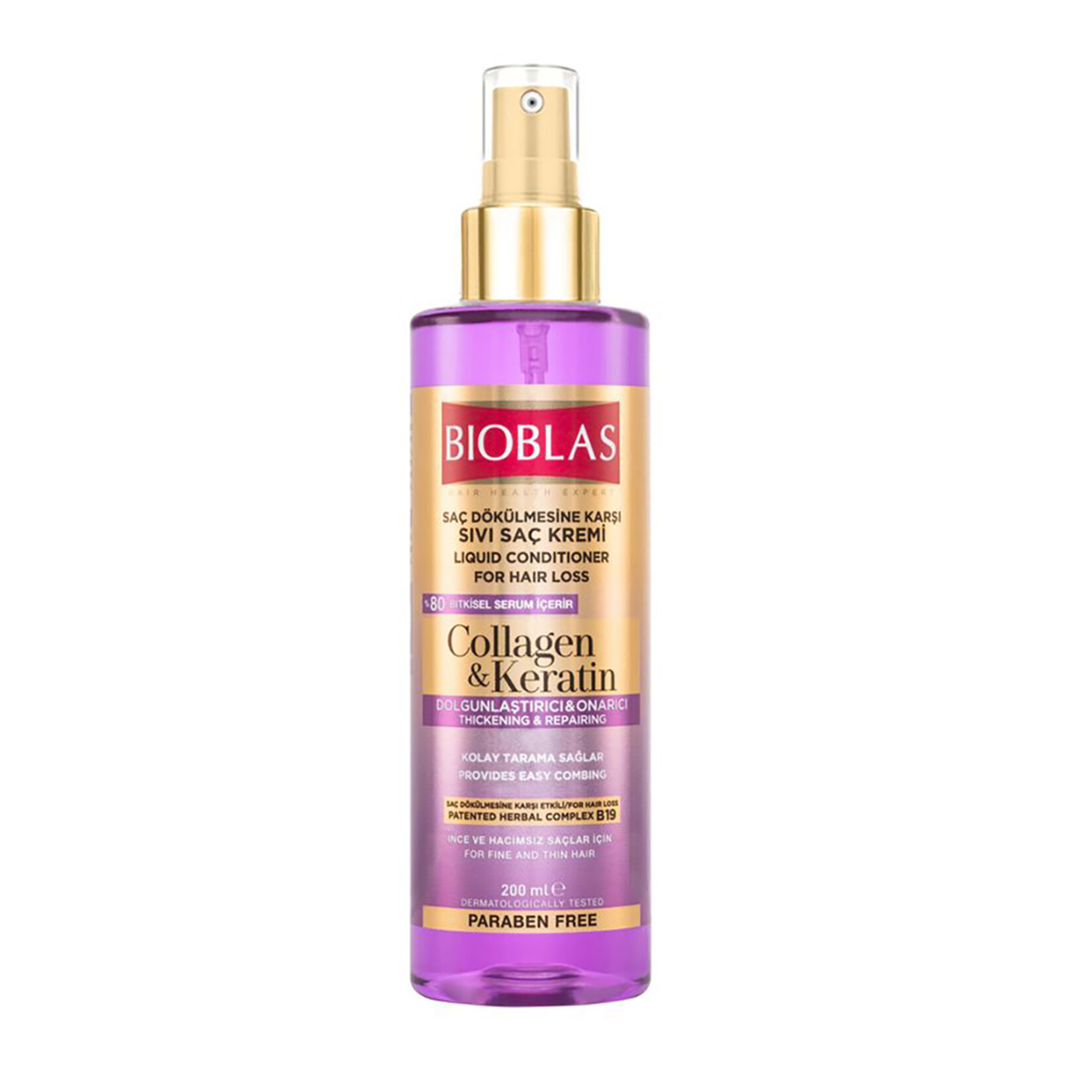 Bioblas Sıvı Saç Kremi Kolajen & Keratin 200Ml