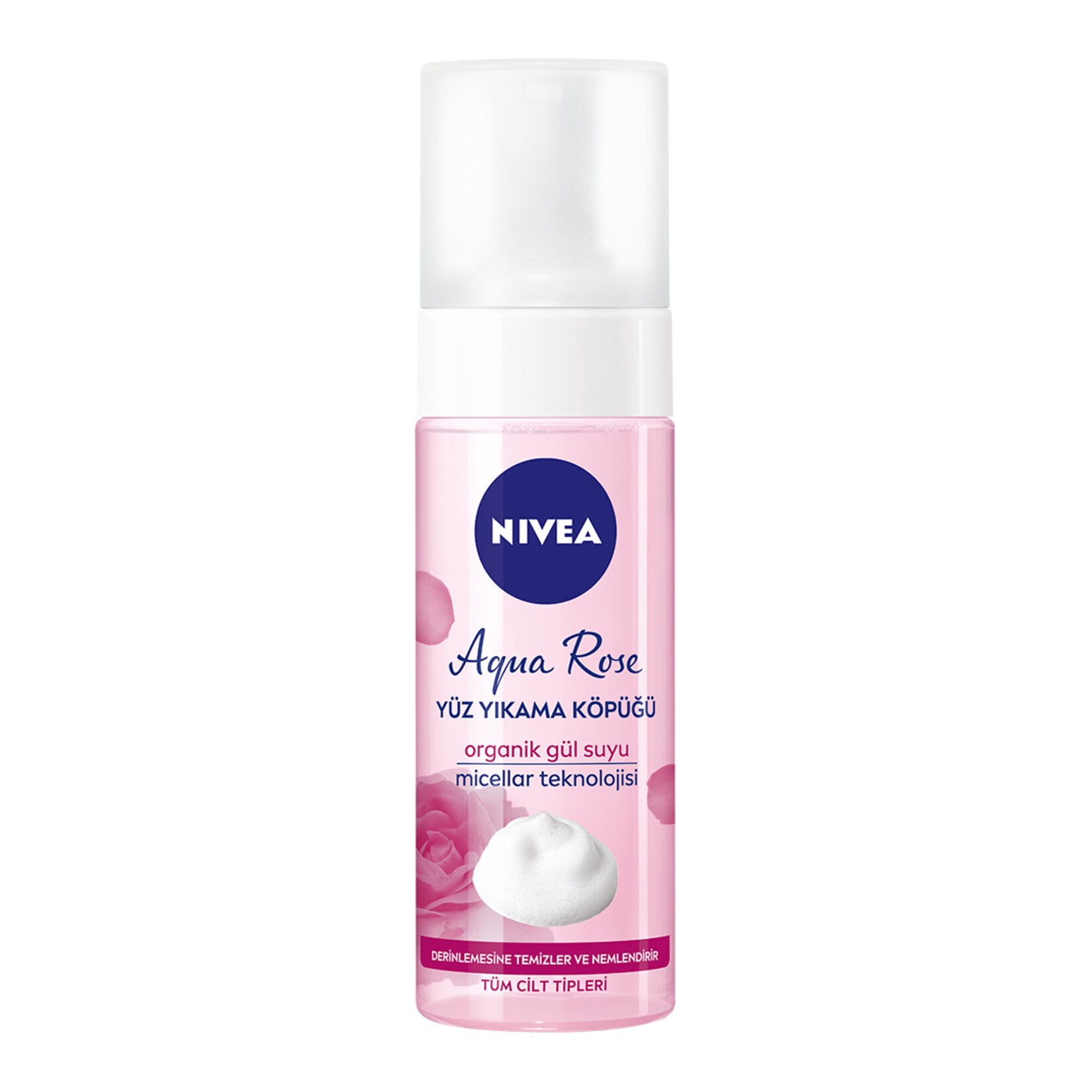 Nivea Aqua Rose Yüz Yıkama Köpüğü 150Ml