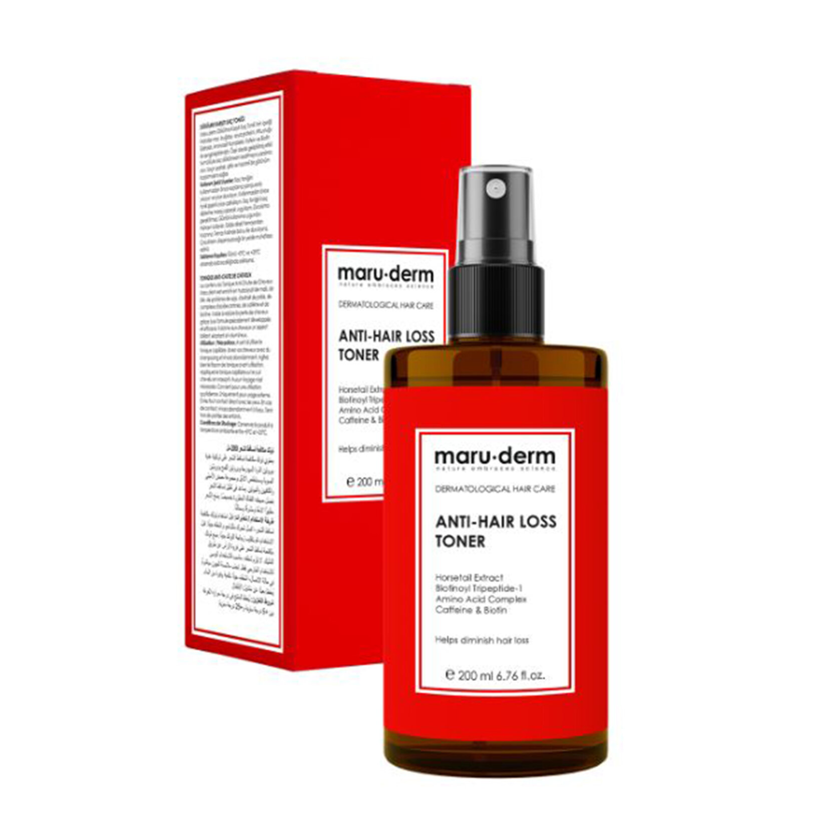 Maruderm Biotin & Kafein Dökülme Karşıtı Saç Toniği 200Ml