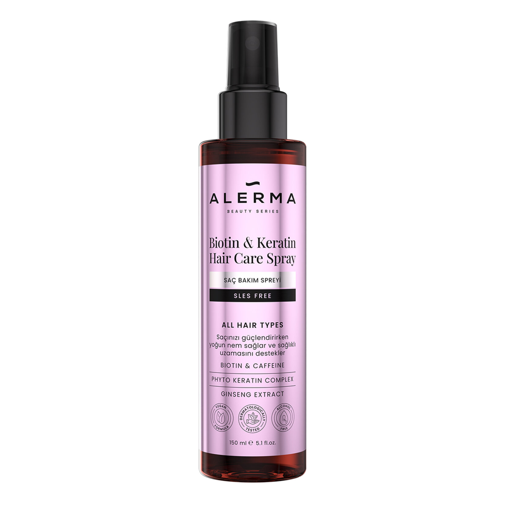 Alerma Biotin Keratin Dökülme Karşıtı Saç Bakım Spreyi 150 Ml