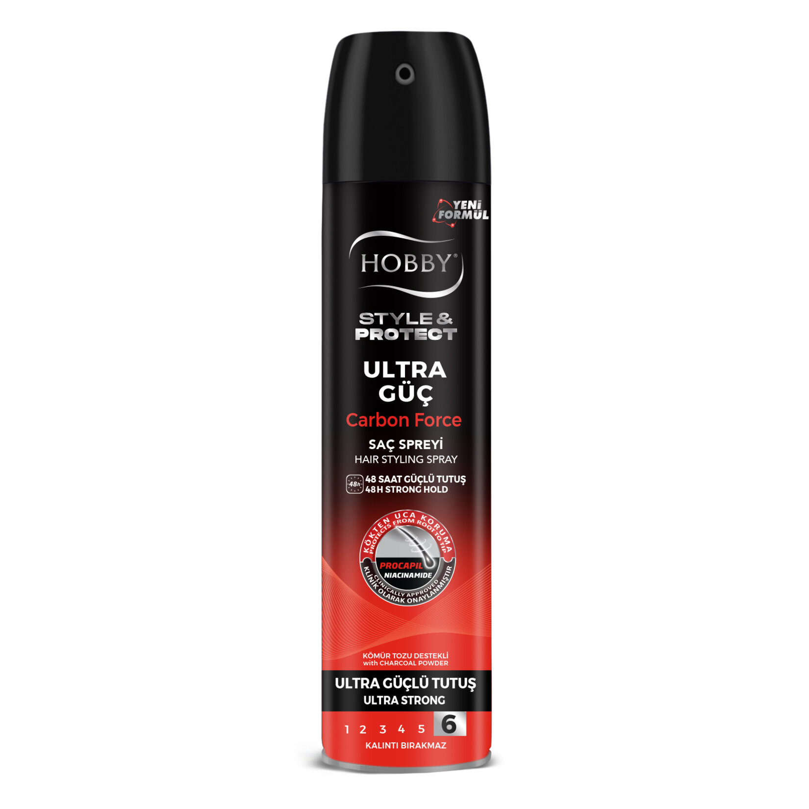 Hobby Style&Protect Carbon Saç Spreyi 250 Ml