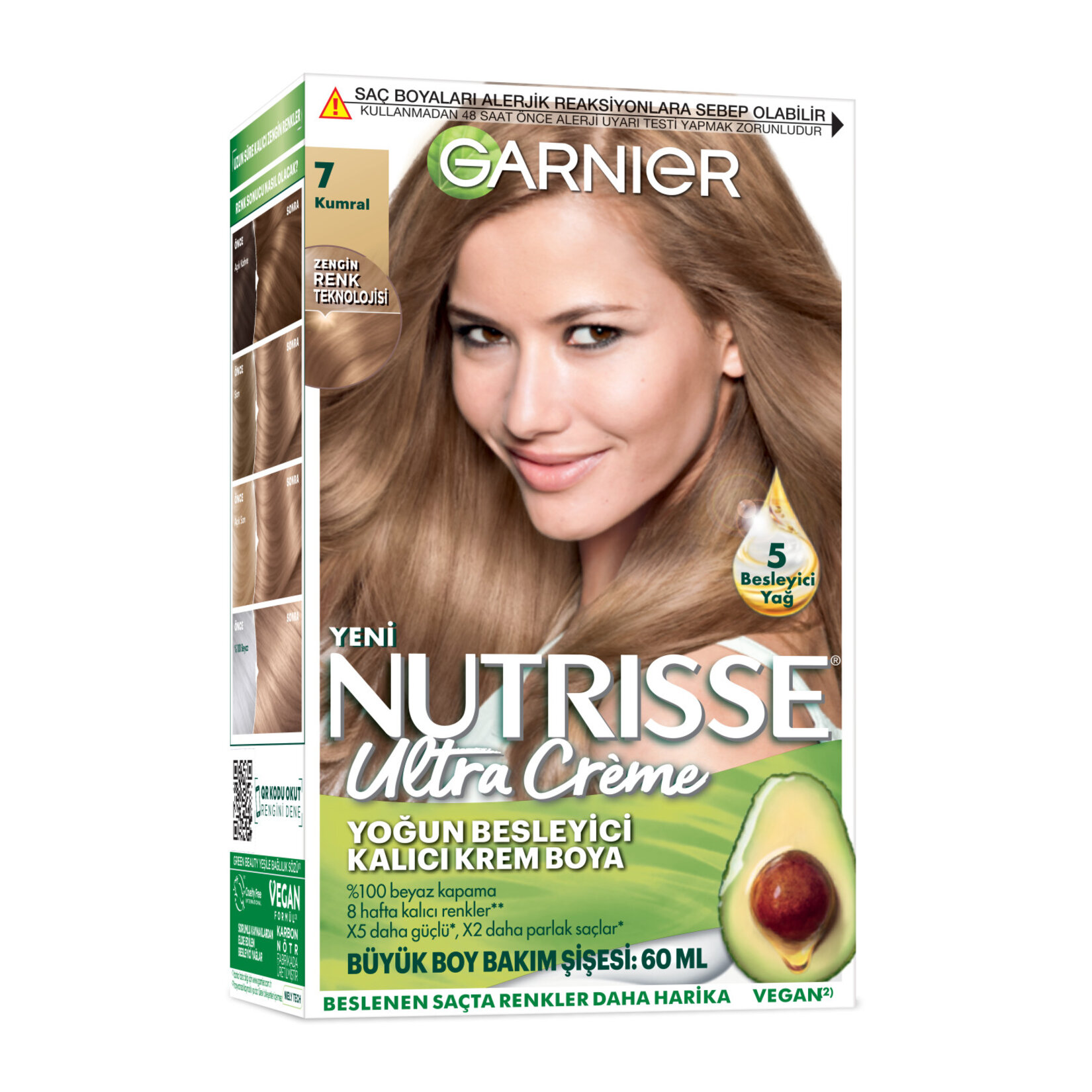 Garnier Nutrısse Ultra Creme Saç Boyası - 7 Kumral
