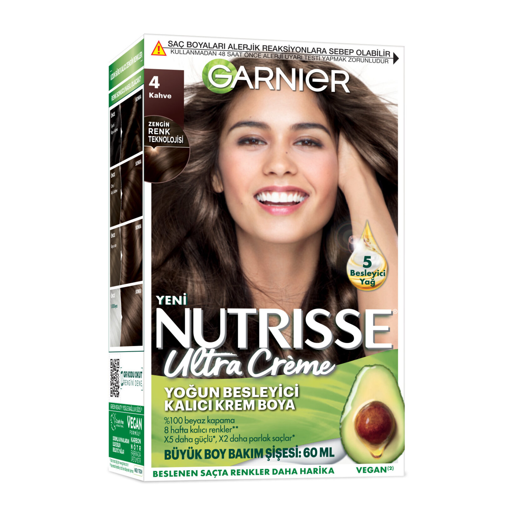 Garnier Nutrısse Ultra Creme Saç Boyası 4 Kahve
