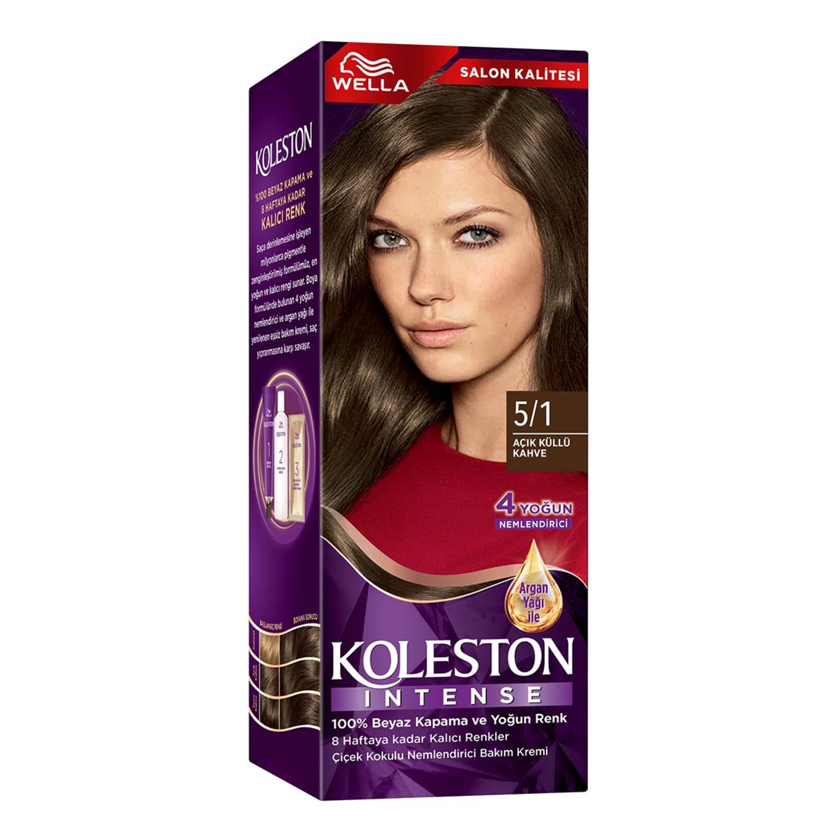 Wella Koleston Intense 5/1 Açık Küllü Kahve