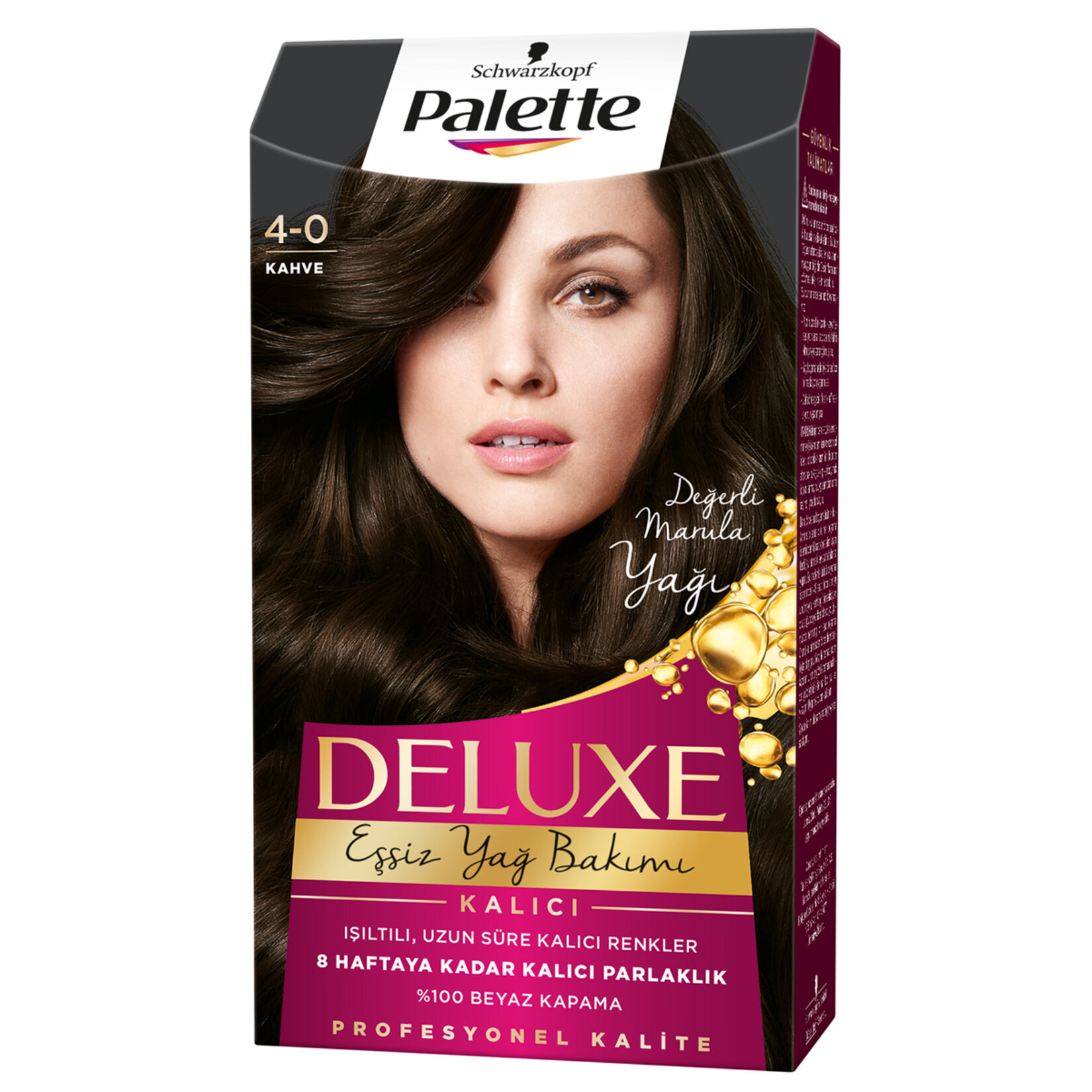 Palette Deluxe Saç Boyası 4-0 Kahve 115 Ml