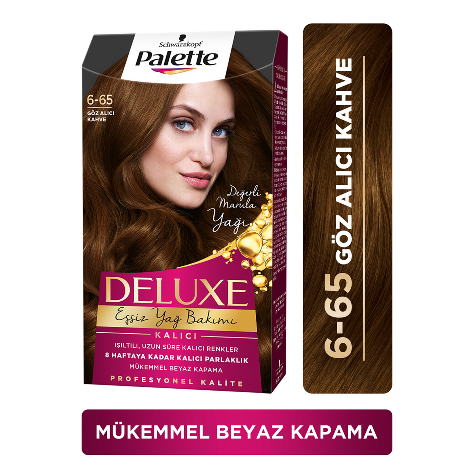 Palette Deluxe Saç Boyası Göz Alıcı Kahve 6-65