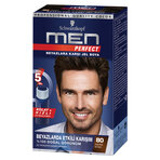 Men Perfect Erkek Saç Boyası 80 Kahve Siyah
