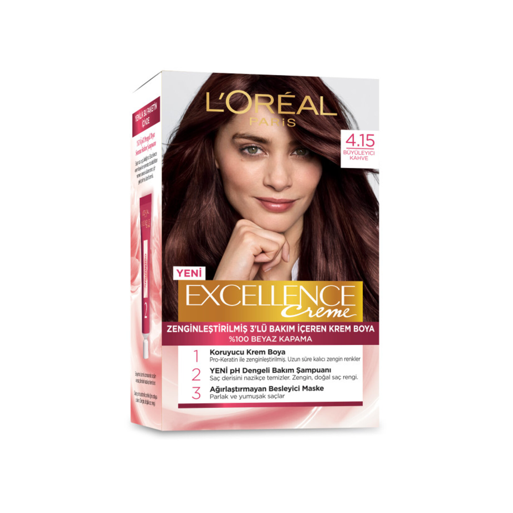 L'Oréal Paris Excellence Creme Saç Boyası - 4.15 Büyüleyici Kahve