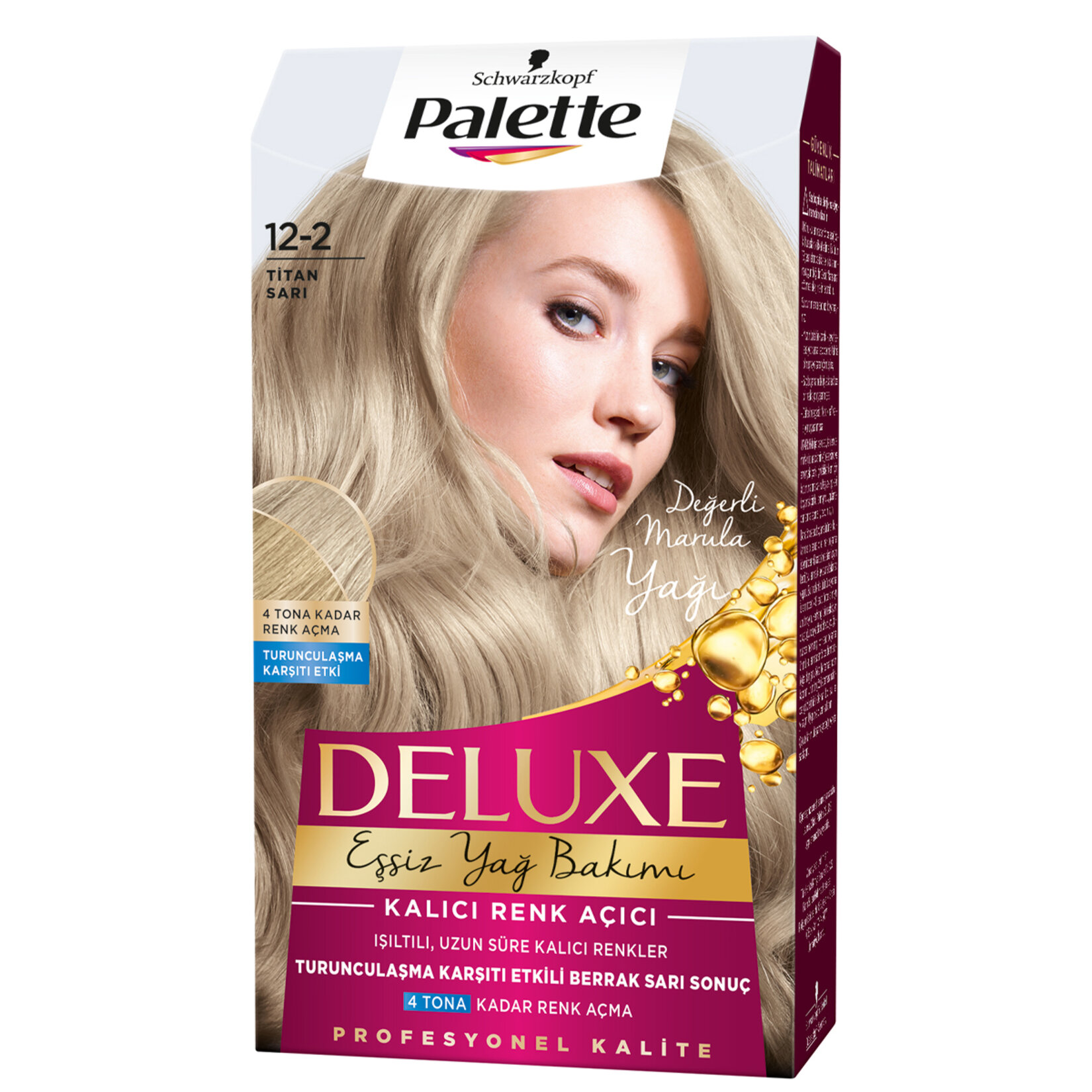 Palette Deluxe Saç Boyası 12-2 Titan Sarı