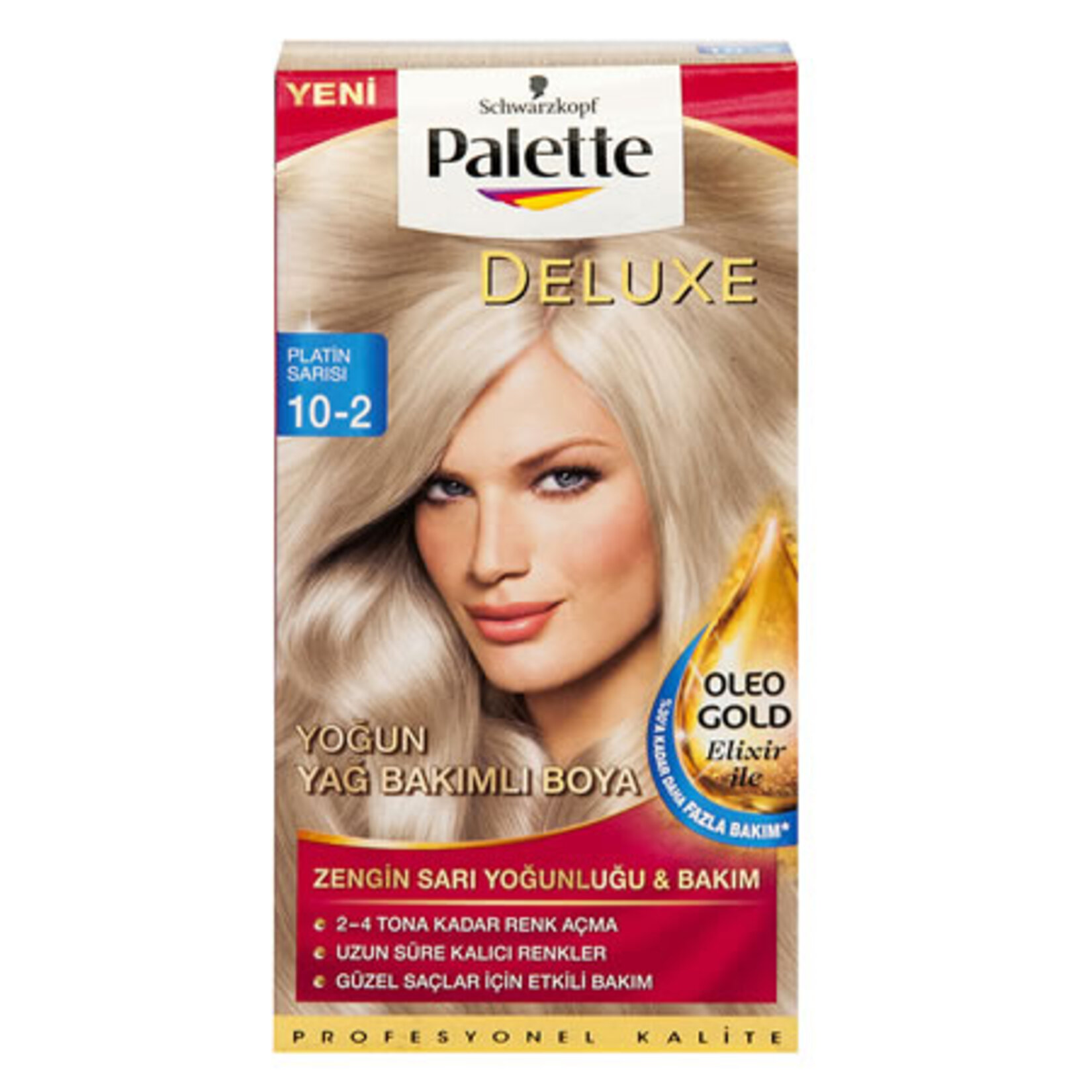 Palette Deluxe Saç Boyası 10-2 Platin Sarı