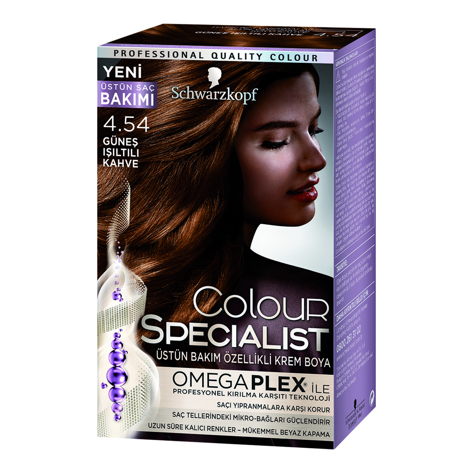 Colour Specialist Saç Boyası 4-54 Güneş Işıltılı Kahve