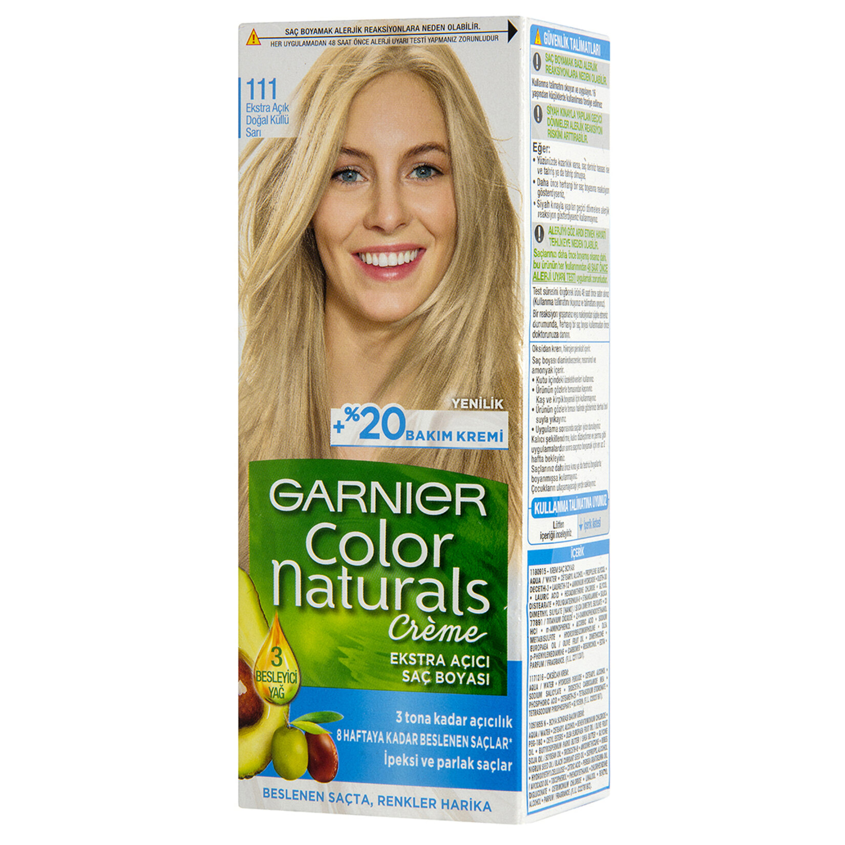 Garnier Color Naturals Saç Boyası 111 Extra Açıcı 112 Ml
