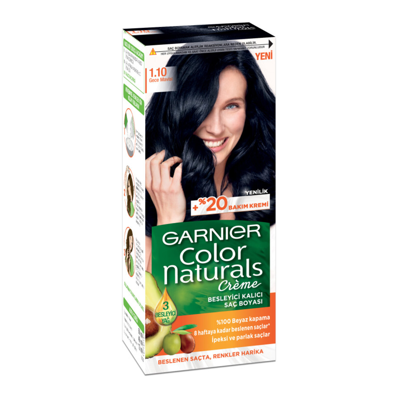 Garnıer Color Naturals 1.10 Gece Mavisi 112 Ml