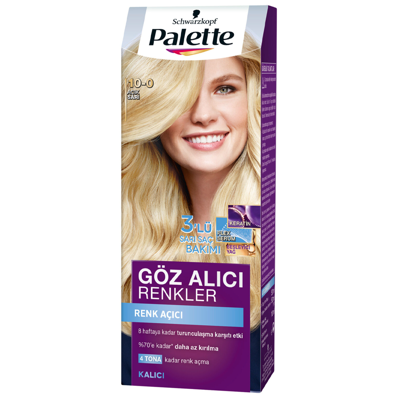 Palette Icc 10-0 Açık Sarı Saç Boyası 110 Ml