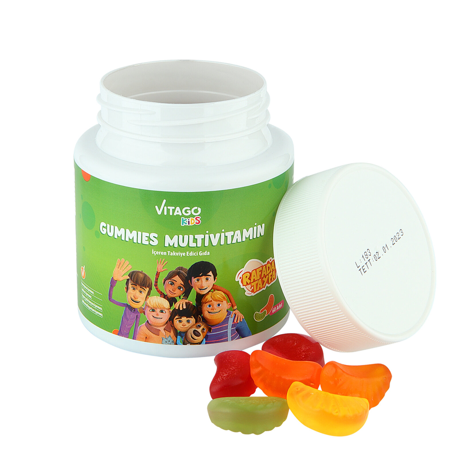 Vitago Kids Gummies Multivitamin 60'lı 210 G