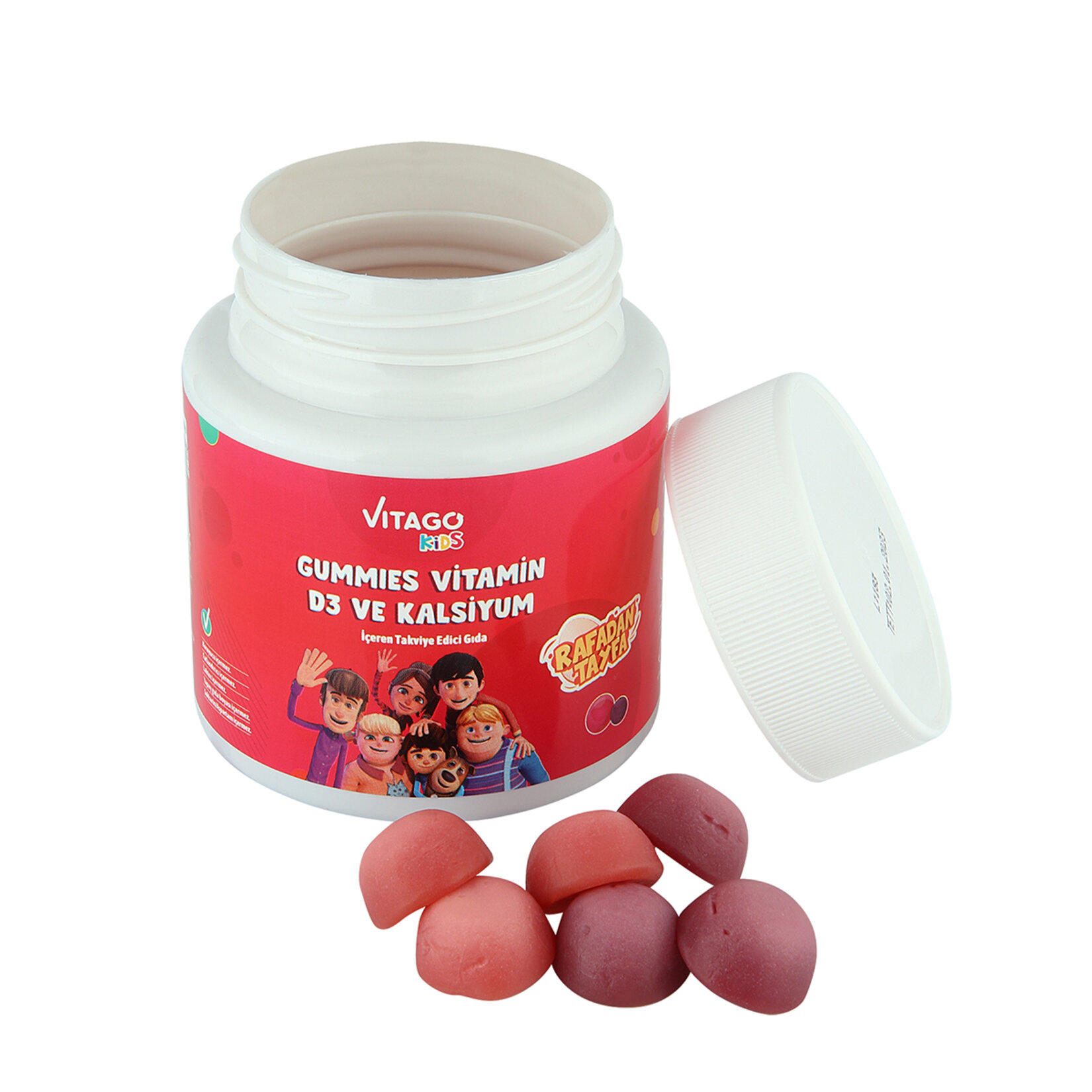 Vitago Kids Gummies Vitamin D3-Kalsiyum 30'lu 150G