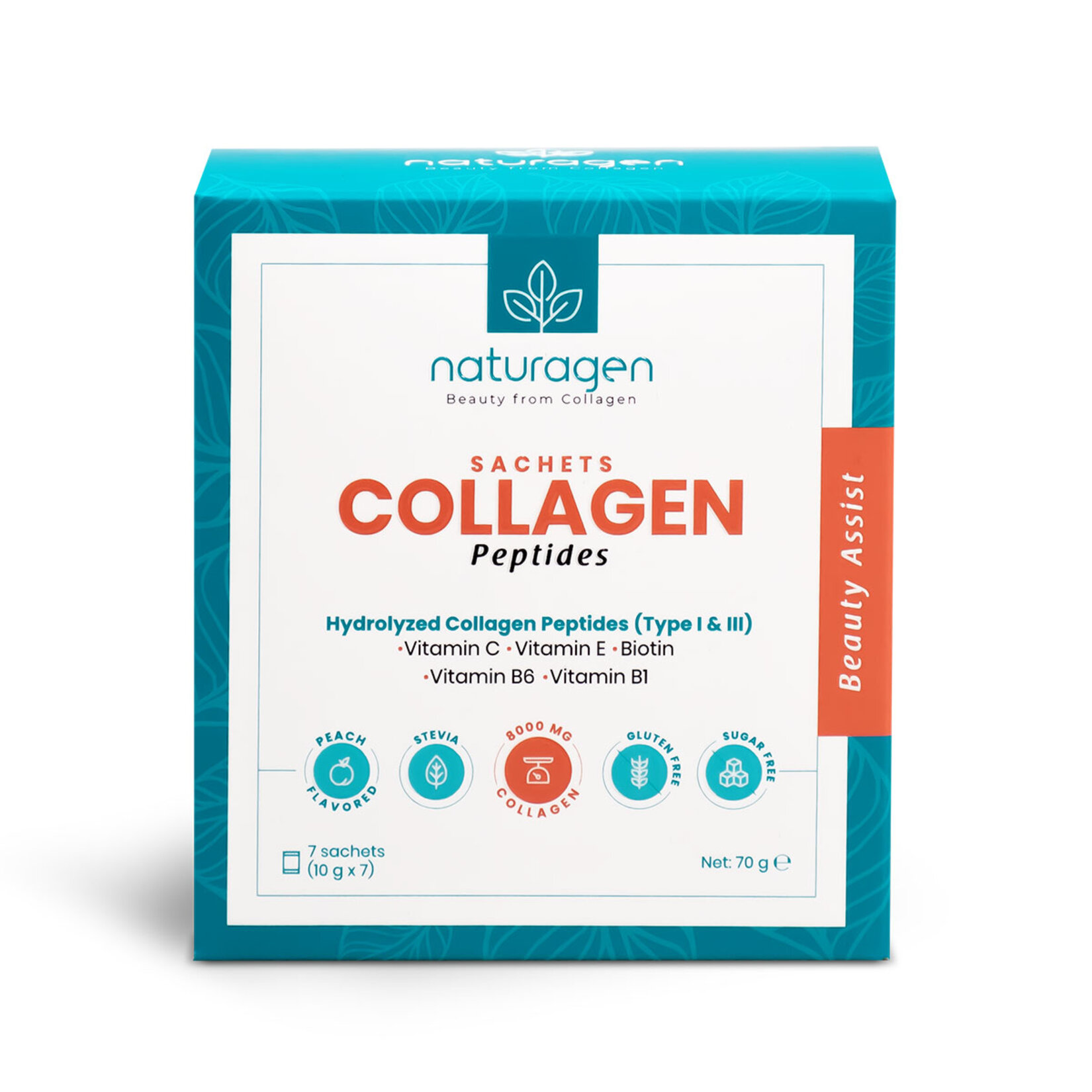 Naturagen Kolajen 7'li Saşe - Beauty Assıst Şeftali Aromalı